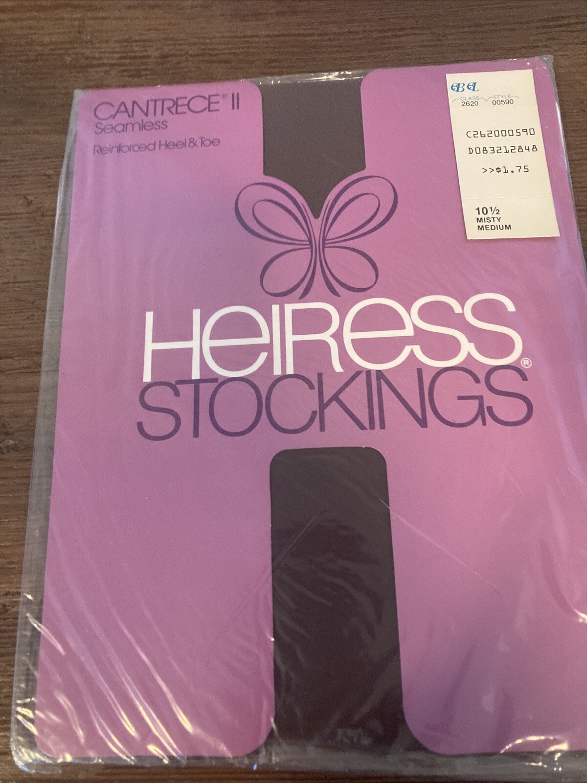 Vtg Heiress Seamless Stockings Sz 10-10.5 3 Pair Unopened (NOS) Made In USA