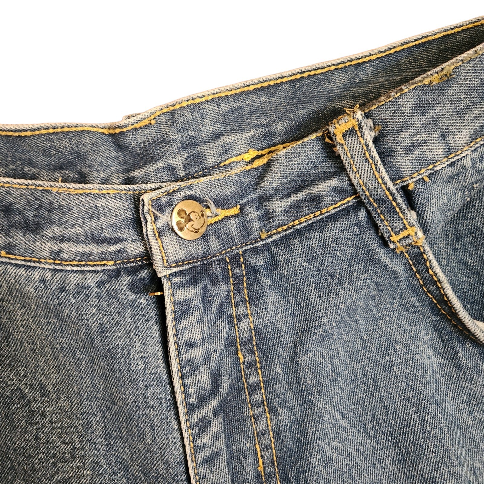 Vintage 90s Mickey Unlimited Jerry Leigh Jeans Size 18 Mom Jean Loose Disney Art