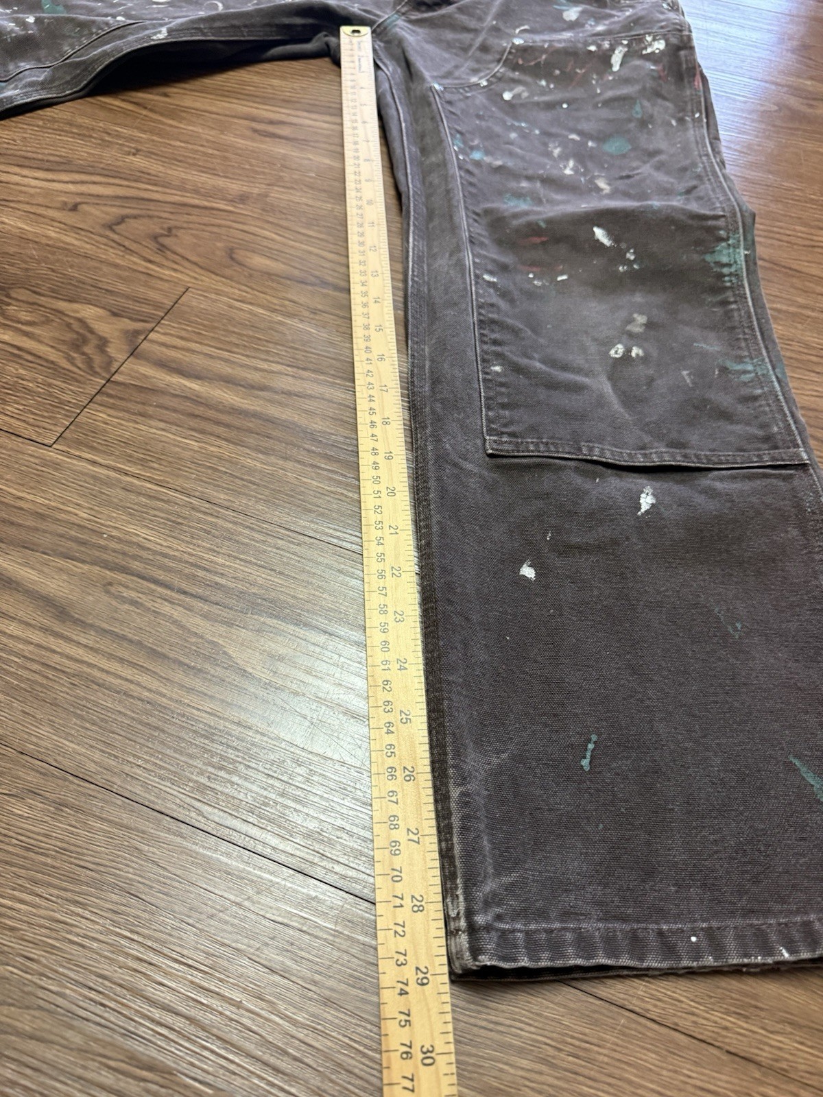 Vintage 90’s Women’s Carhartt Double Knee Canvas Brown Pants Size 6