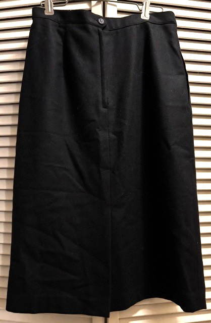 Vintage Sassco 80% Wool 20% Nylon Lined Straight/Pencil Skirt Size 10