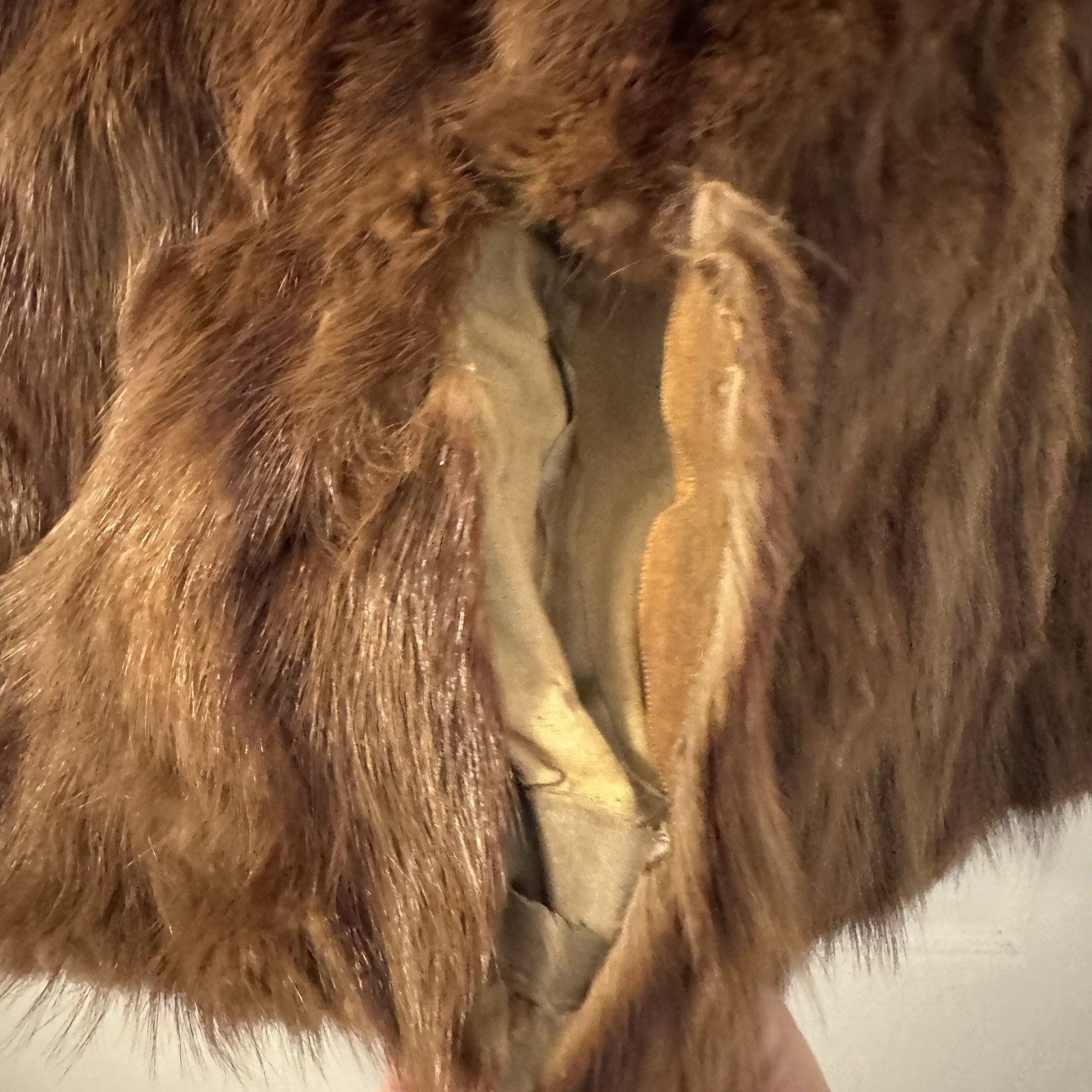 Vintage Alan Furs Richmond Virginia Mink Stole Famous For Furs Needs Repair