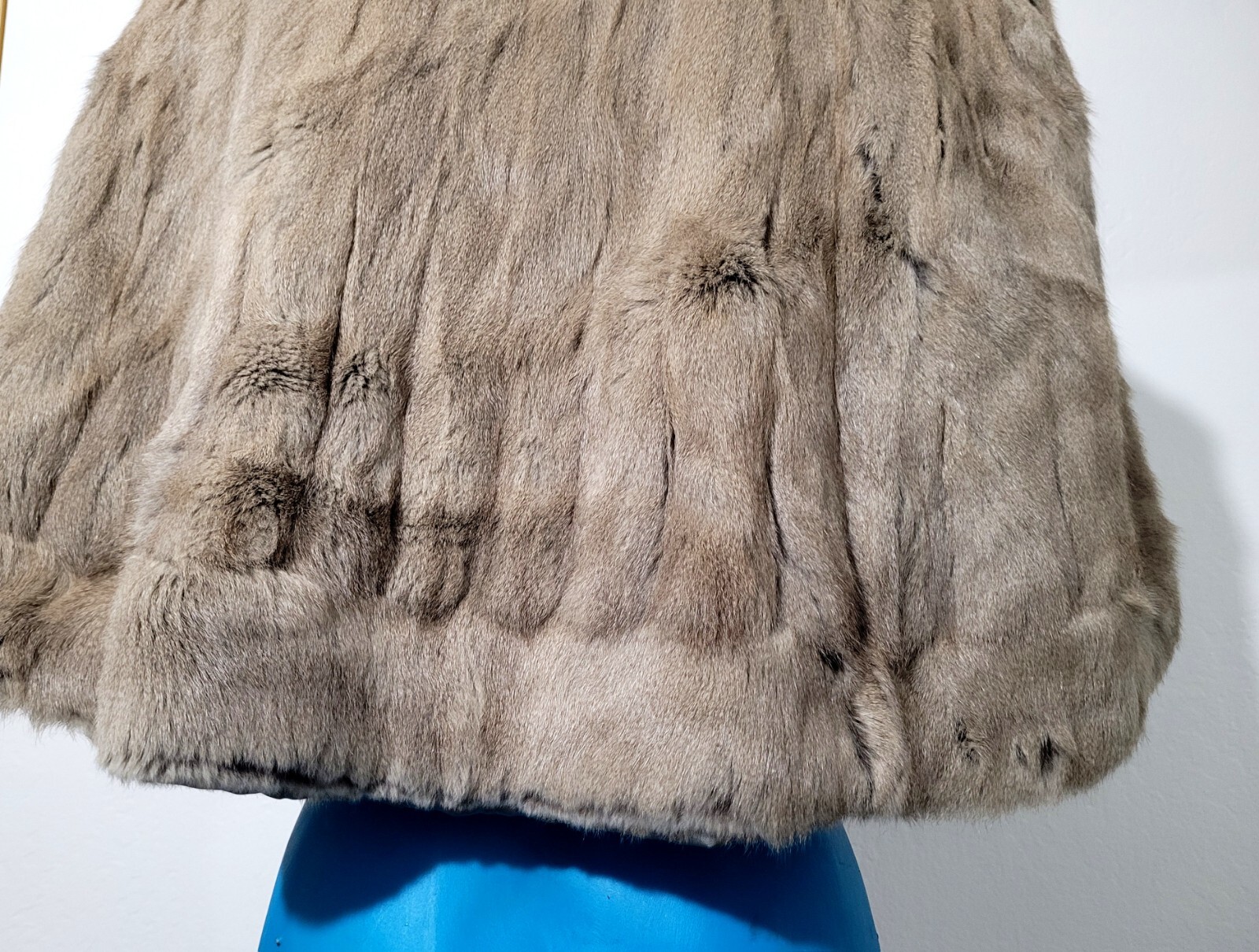 Beautifull Vintage Mink Genuine Cape Capelet Stole Brown Size M Bullock’s Furfs