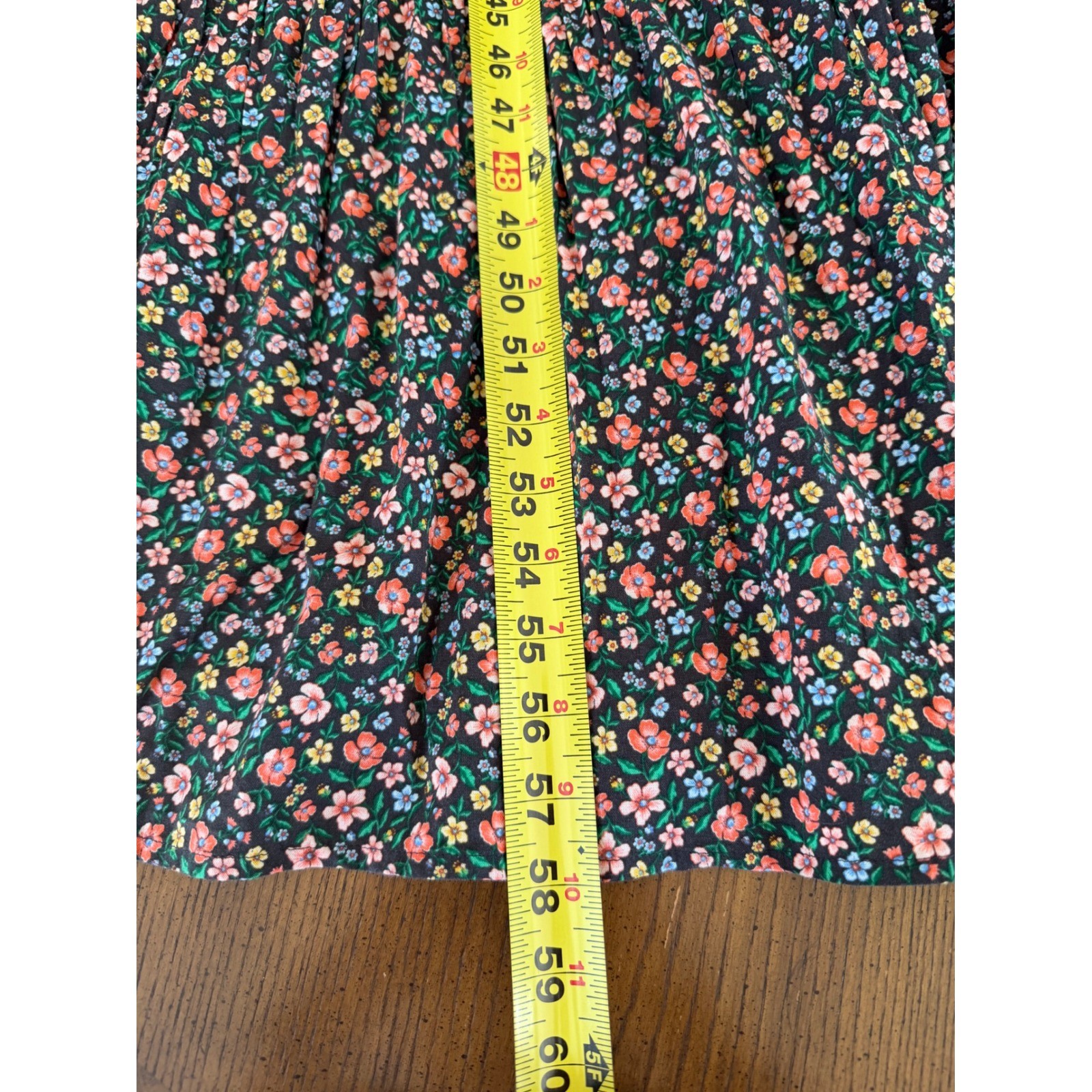 Old Navy Floral Maxi Dress Long Sleeve Tiered Boho Cottage Prairie XL TALL NWT