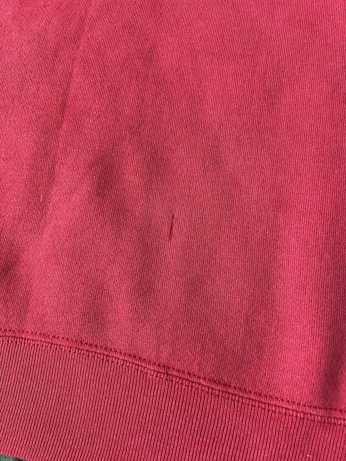 vintage 70s 80s Red sweatshirt medium, Loopwheel Construction, Cotton
