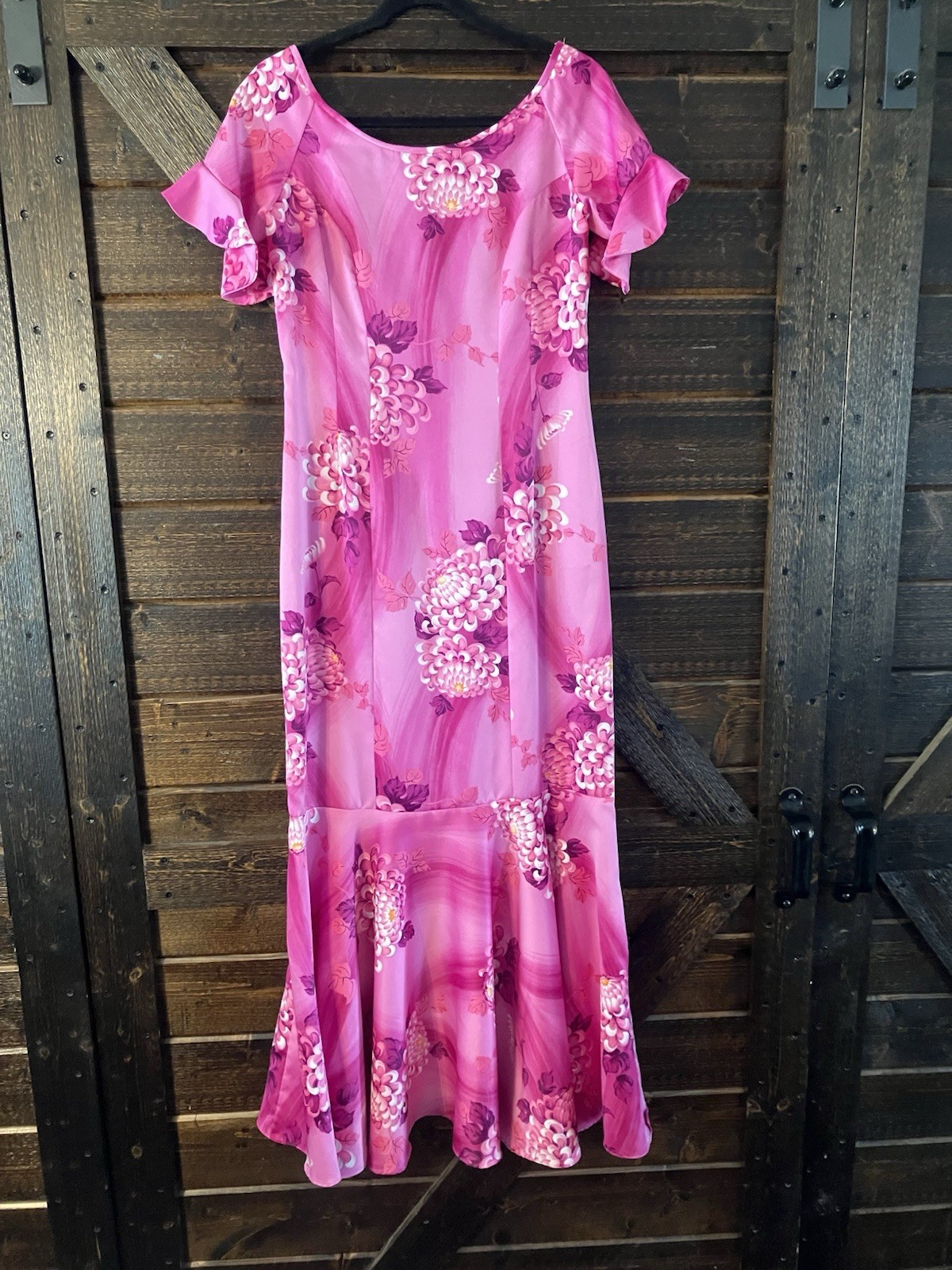 Vintage 60’s Stunning Made In Hawaii for KIMO’S POLYNESIAN SHOP Woman’s Mu’Mu 10