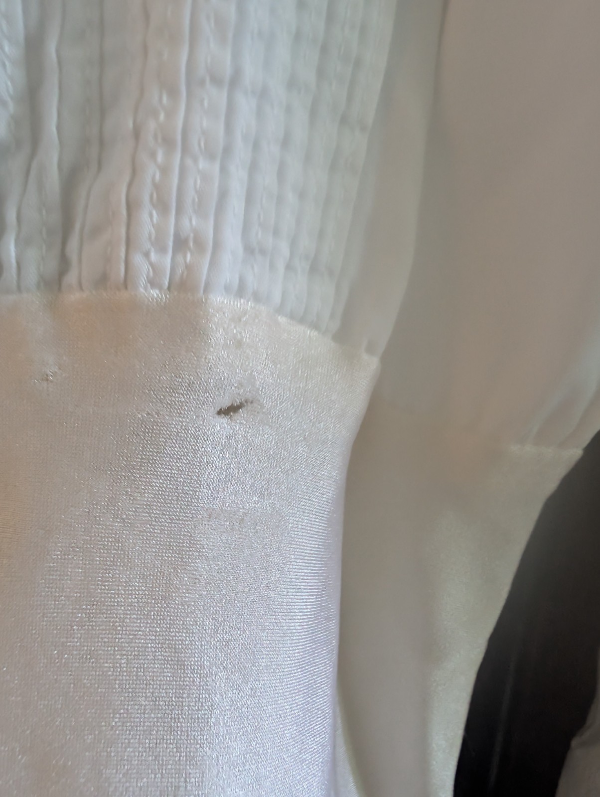 Vintage 80’s 90’s White Christian Dior Paris Boutique Tuxedo Blouse EU 42