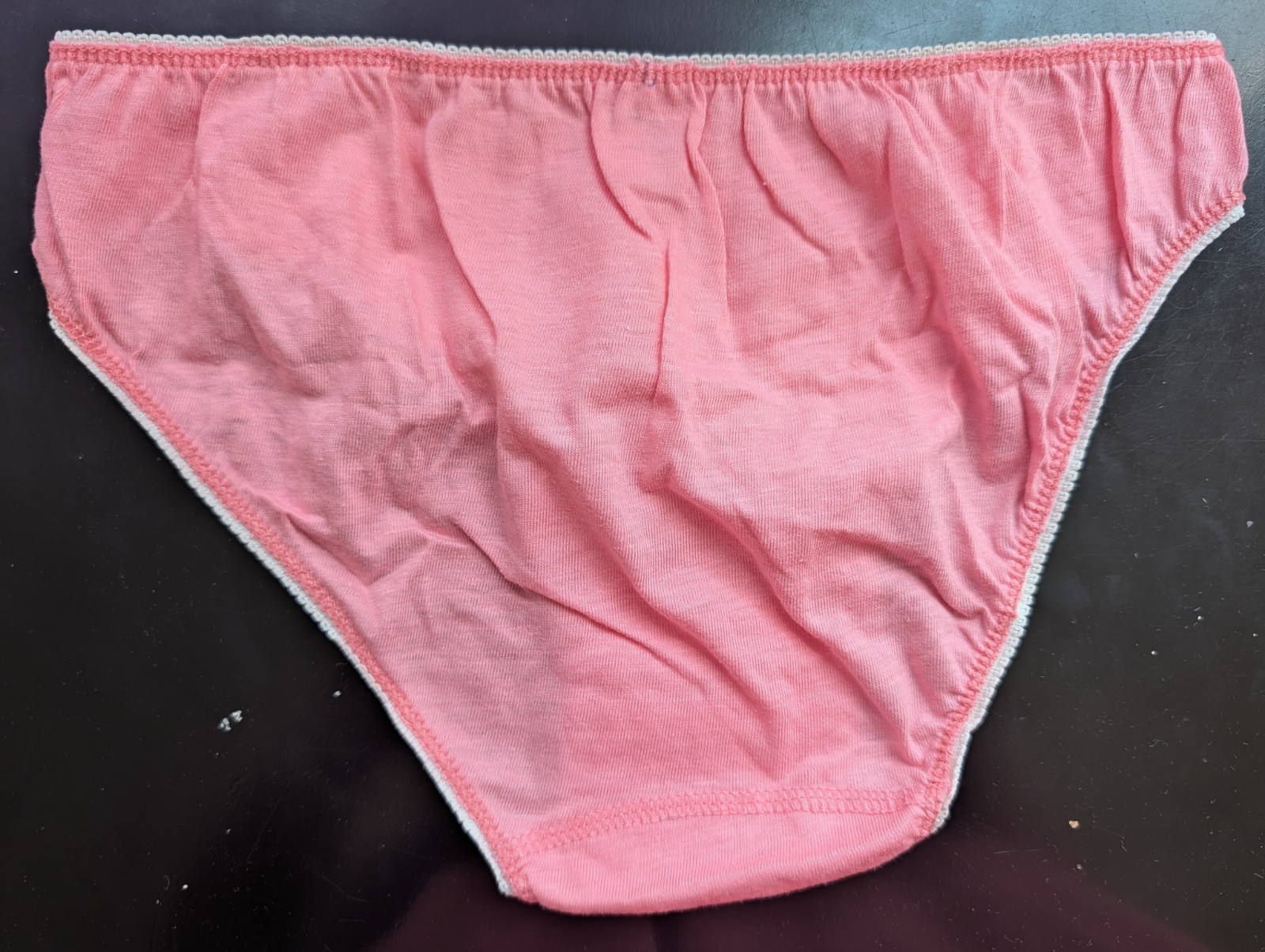2 pair Vtg med New Nos St Eve pink cotton bikini Panty panties Nwot
