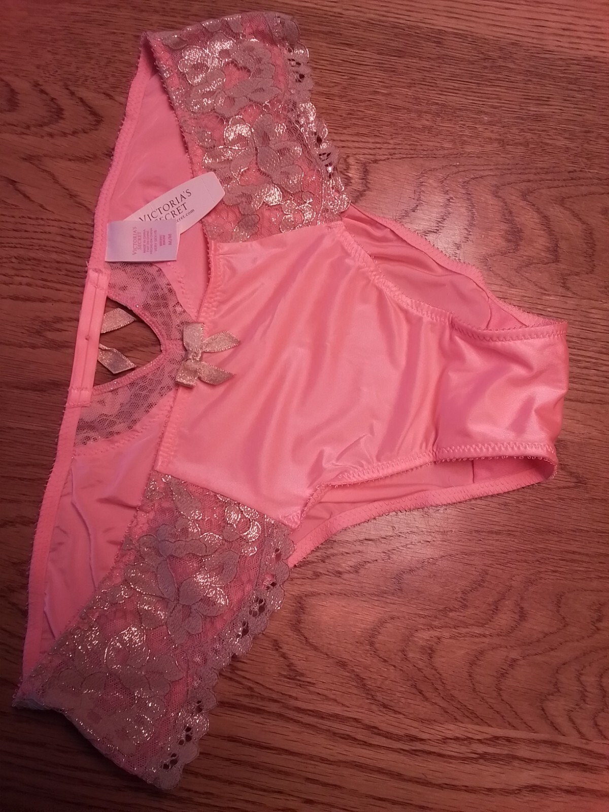 VTG VICTORIA’S SECRET Very Sexy CORAL PANTIES & Waist Cincher Belt Corset M/L