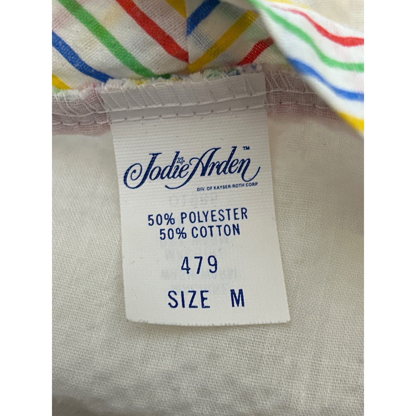 70s Jodie Arden Rainbow Seersucker Robe Rainbowcore Retro Loungewear Kitsch