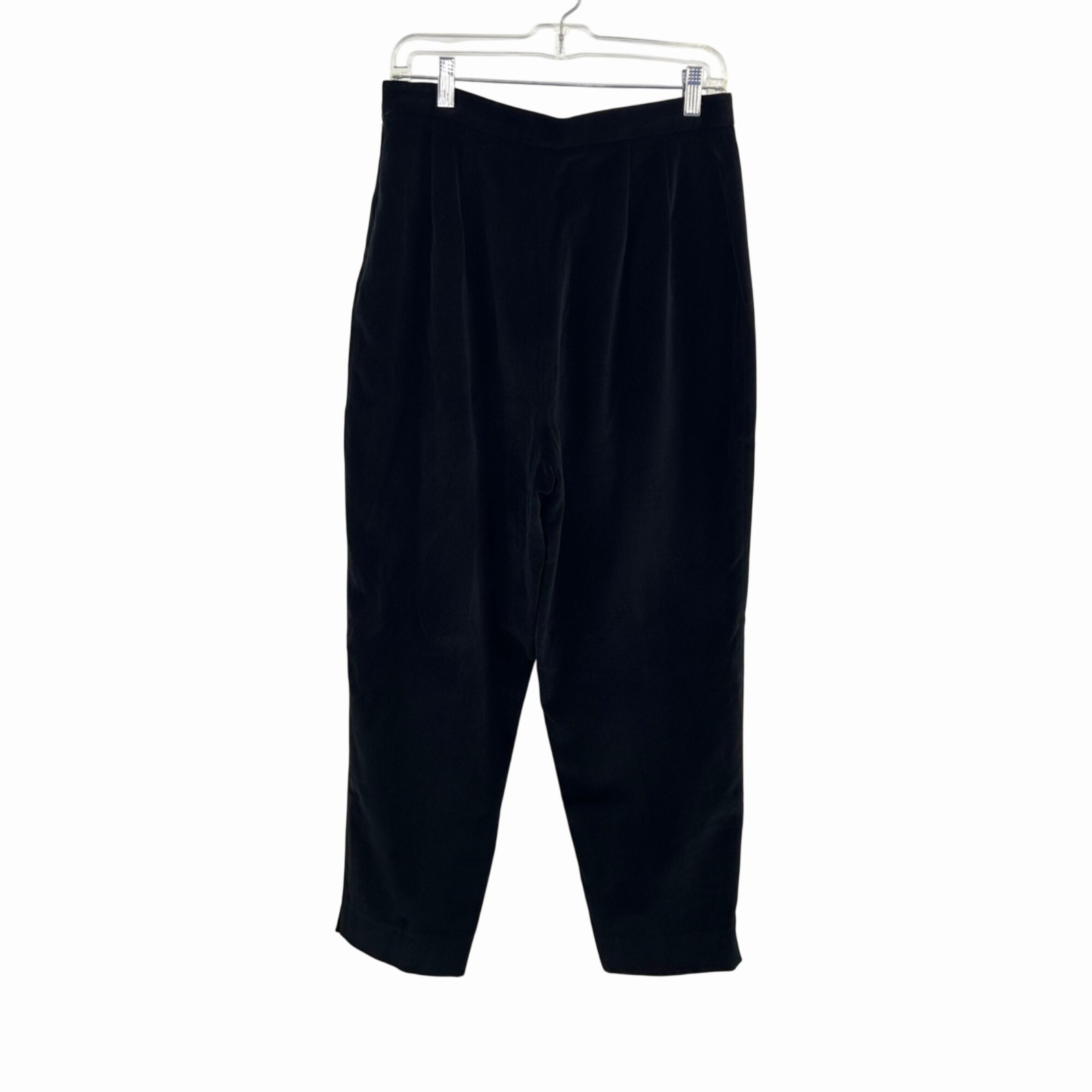 VINTAGE EMBASSY ROW SPORTSWEAR BLACK VELVET FORMAL HIGH WAIST PANTS – 12 HOLIDAY