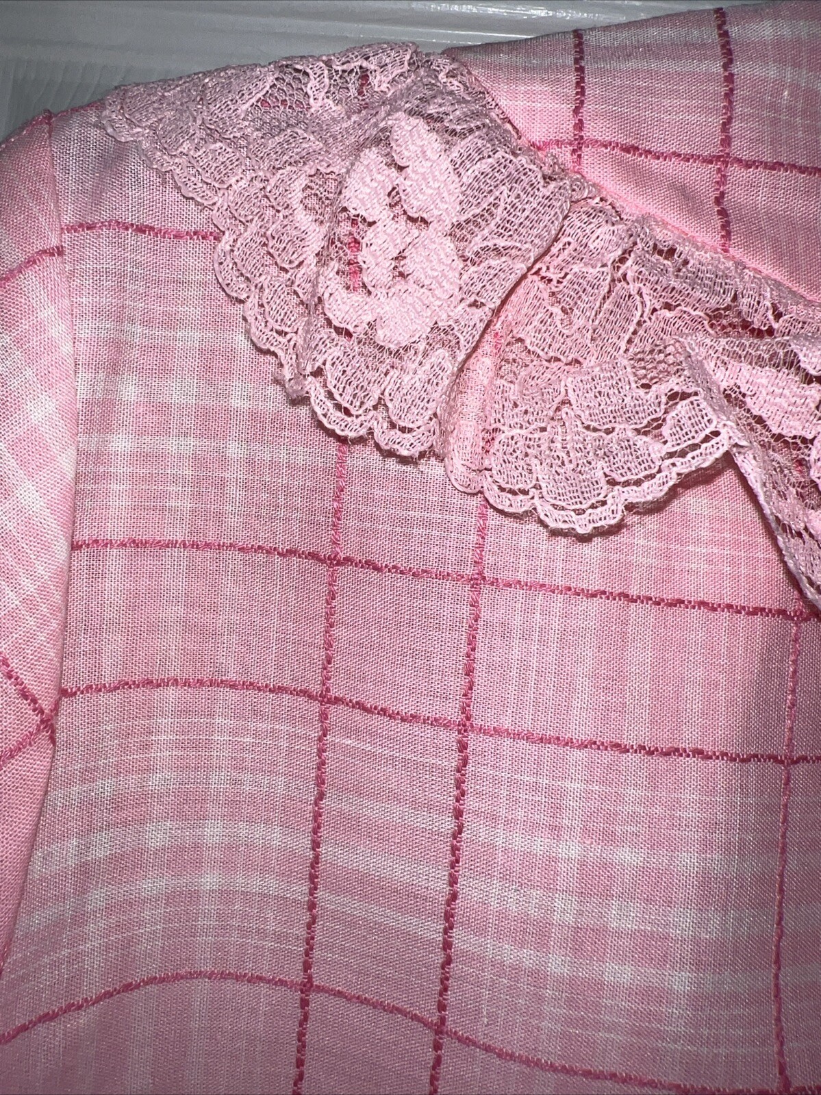 Vintage Woman’s Gaymode Penneys Nightgown Robe Pink Pockets No Size