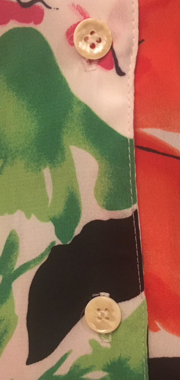 Vintage Impressions Of California Blouse Top Floral 1990s Made In USA
