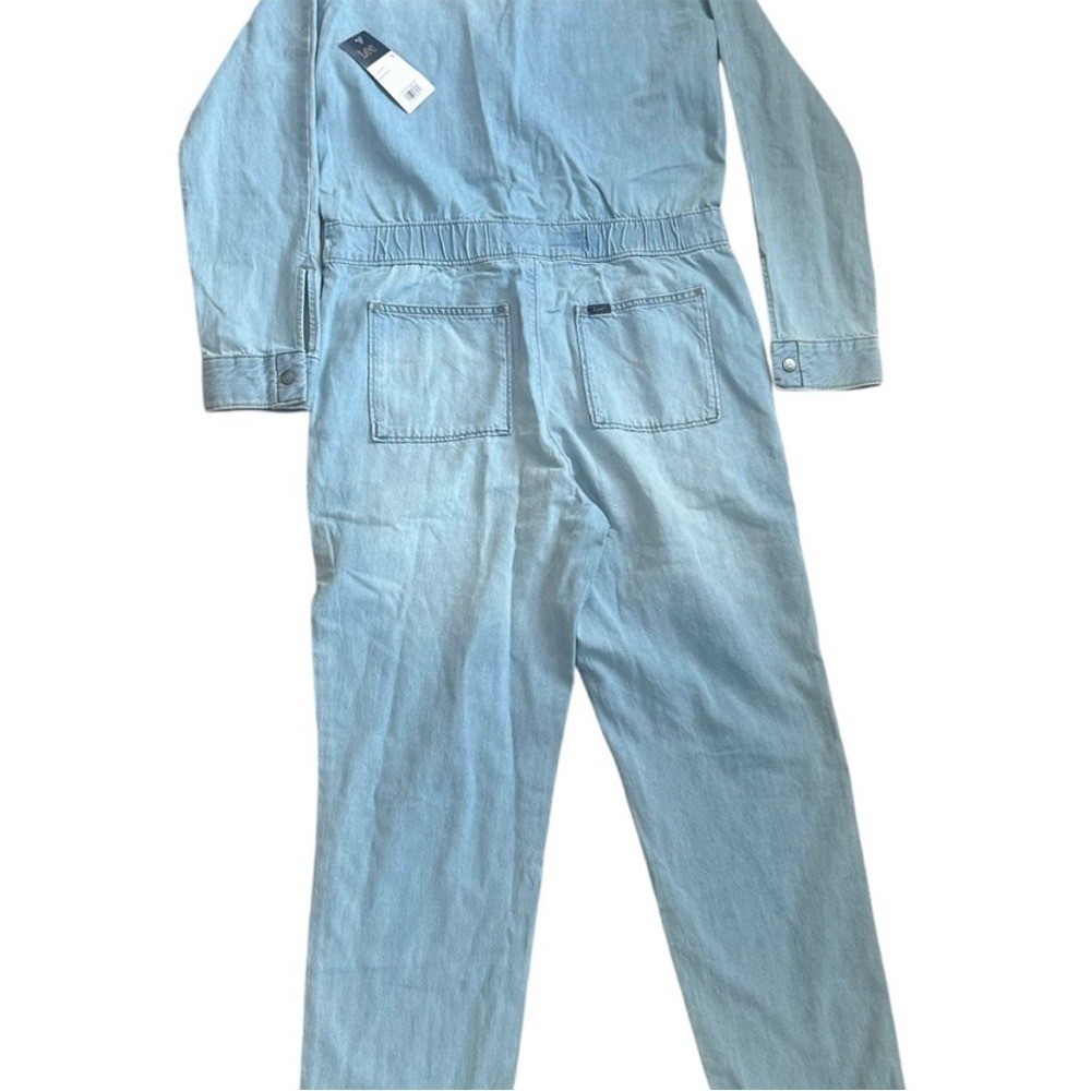 Lee Jeans Women’s Vintage Modern Union-Alls NWT Size S $158 Denim Barely Blue