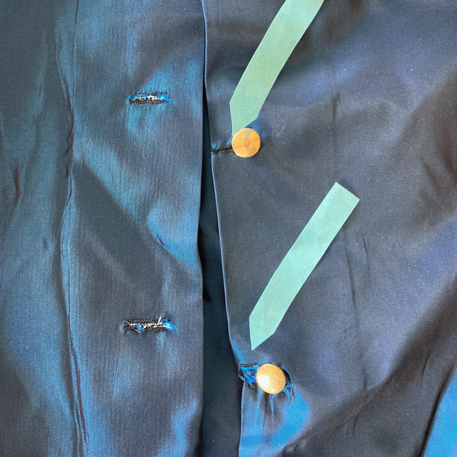 Vintage KARMAN Western Blue Metallic Shirt Top Womens Sz 9/10 Majorette Band
