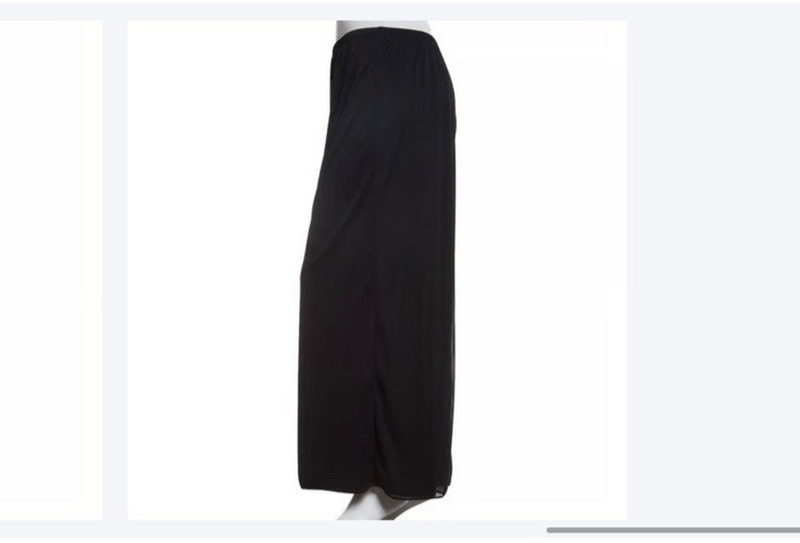 Rare Vintage Malbe Womens Black Chiffon Pants Union Made Size Small Inseam 29″