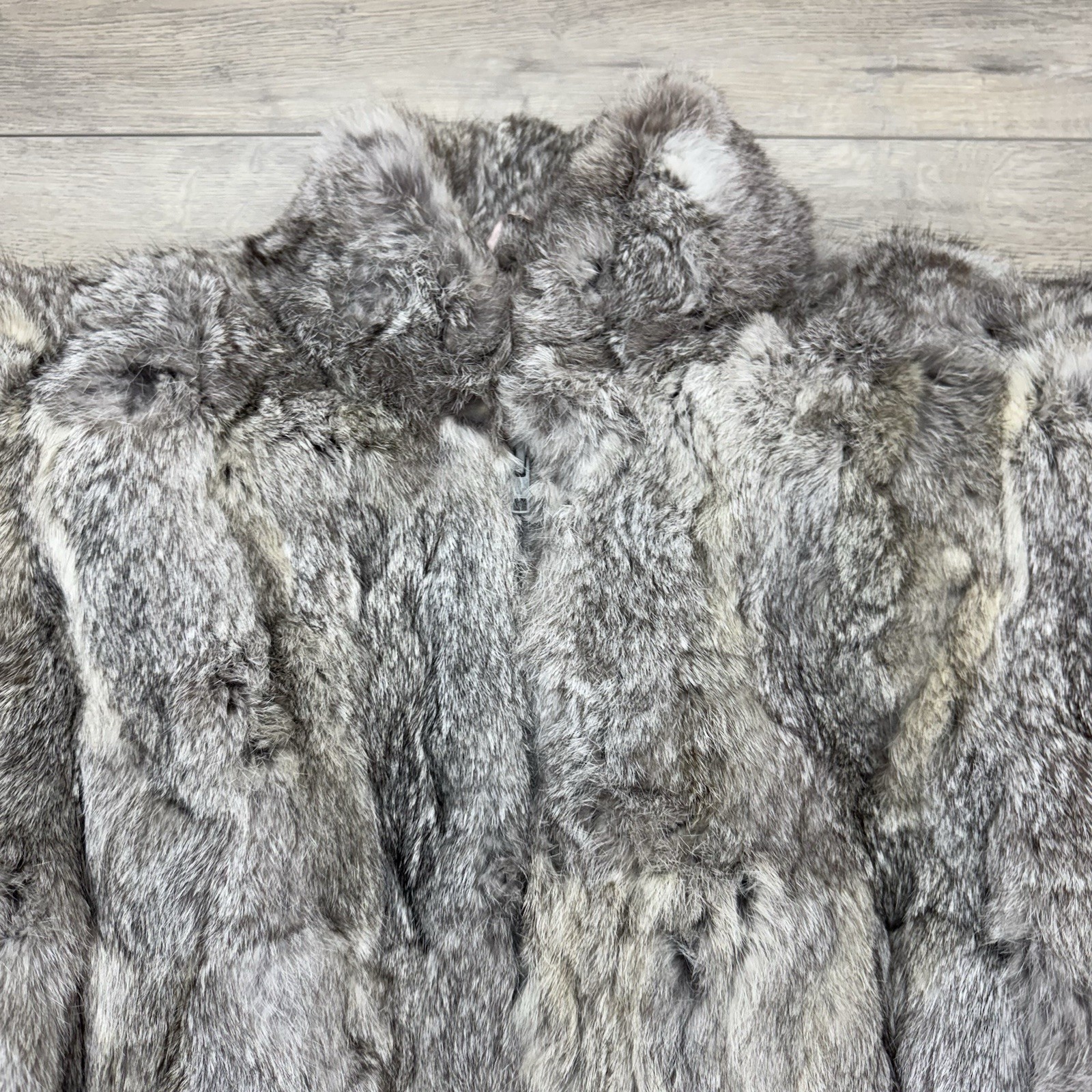 VTG Dyed Rabbit Fur Jacket Women’s Sz M Hong Kong Old Money NYC