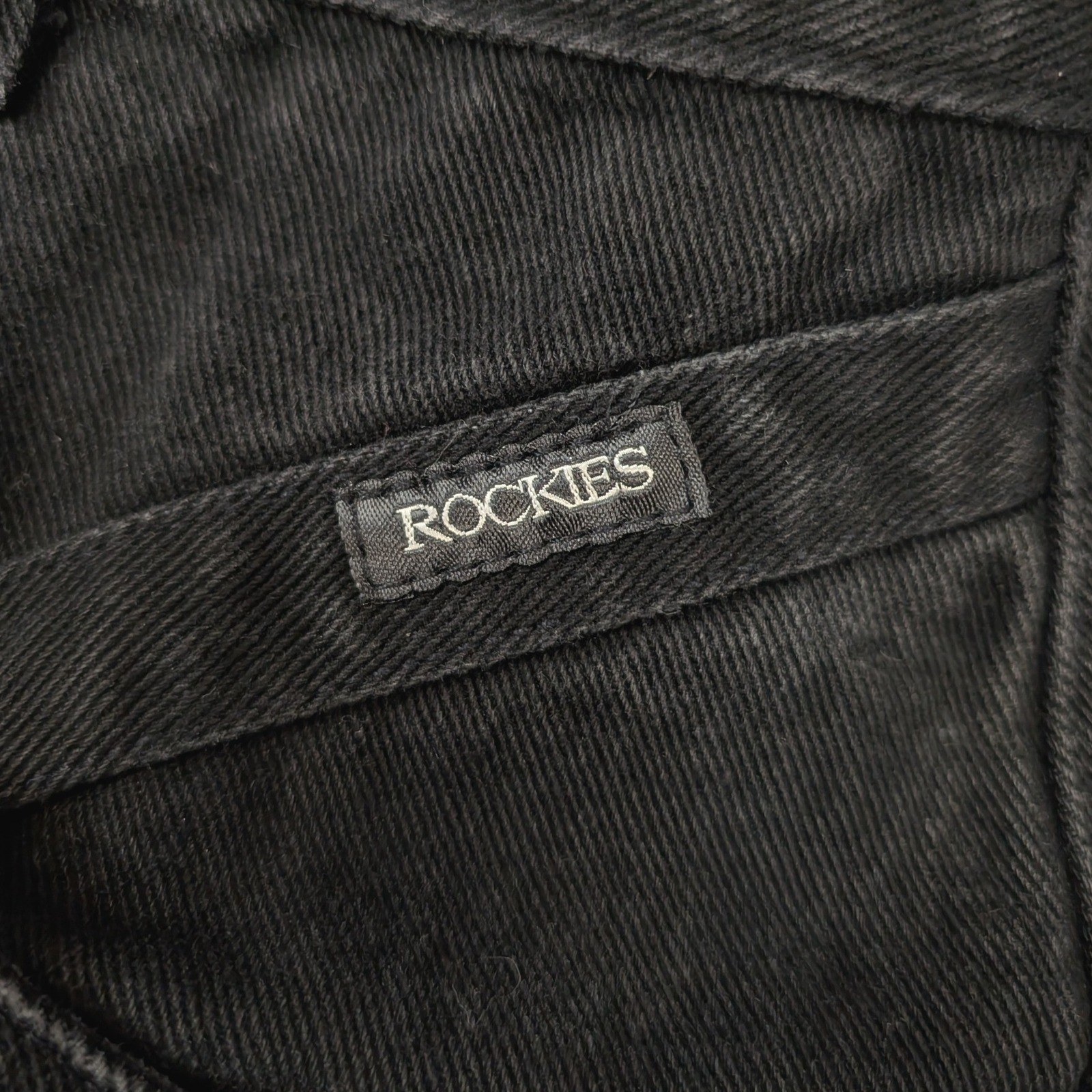 Vintage Rockies High Waisted Western Studded Black Jeans 32/13 26 430215