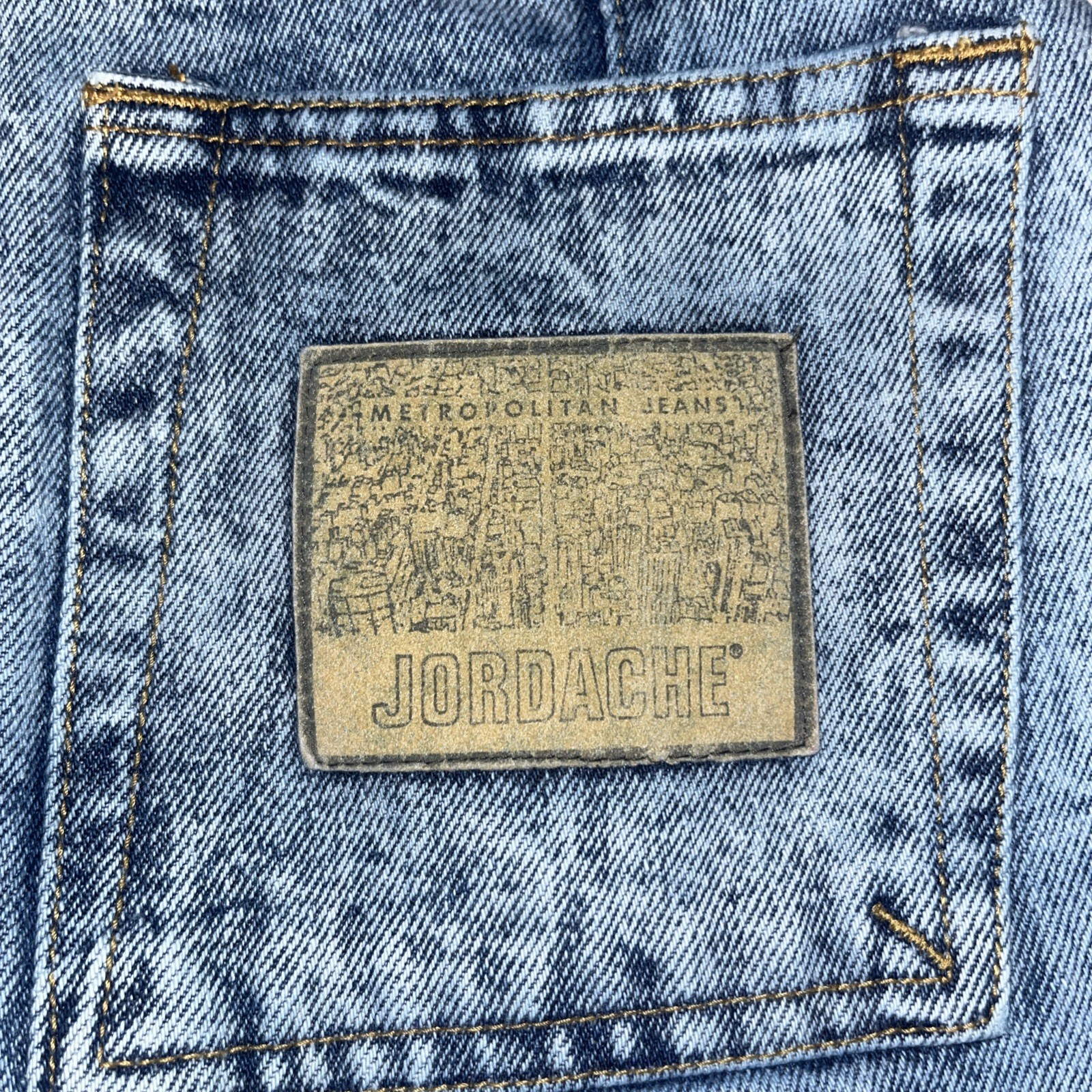 Vintage 80’s Jordache Acid Wash Jeans High Waist Pleated Pockets Very Nice