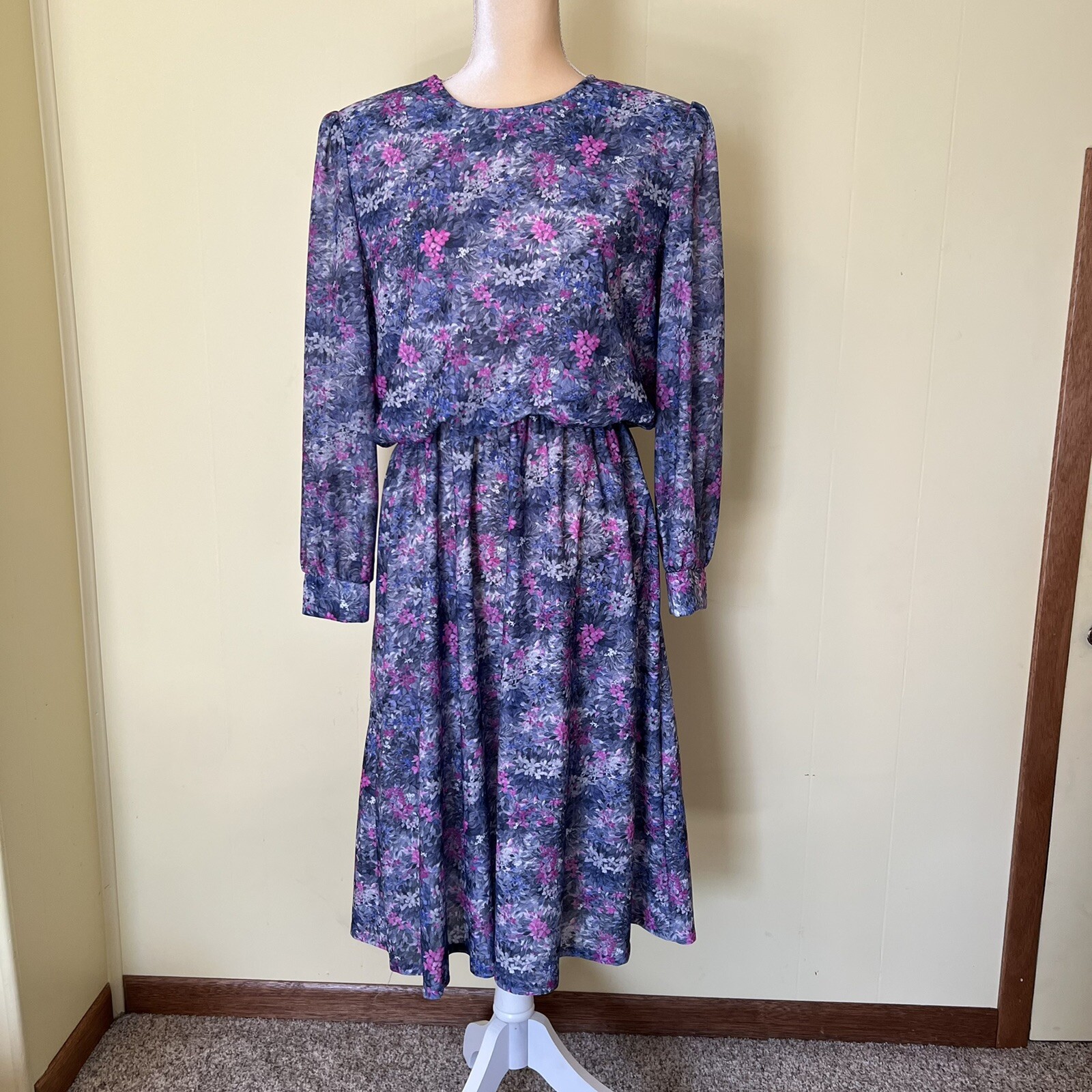 Sue Sherry vintage Union Made 80’s dress, size Medium 16