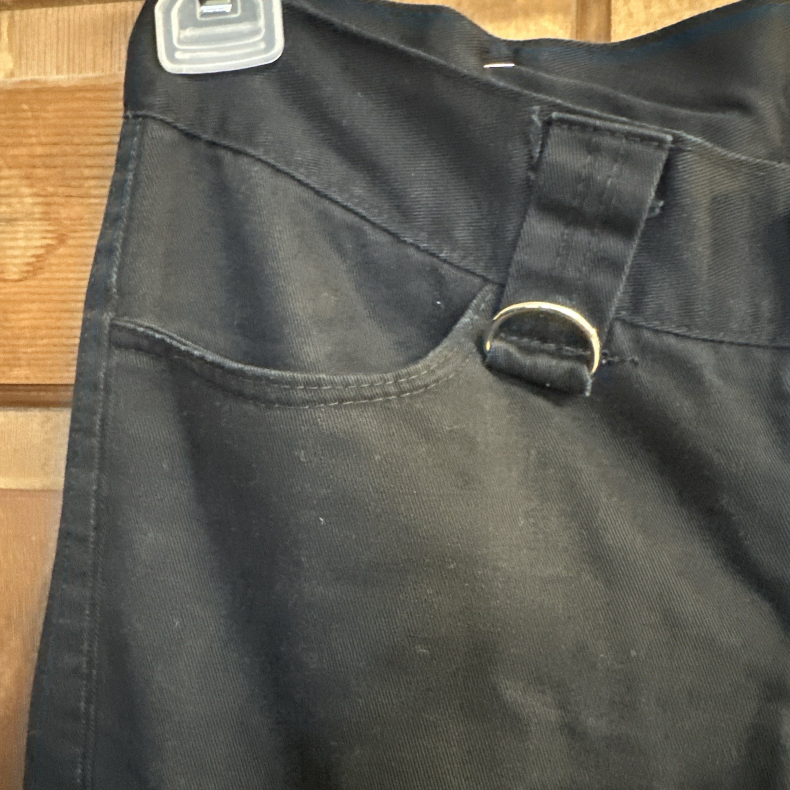 Vintage Y2K Super Low Fat Cargo Pants.pink Leg Zippers.29” Waist