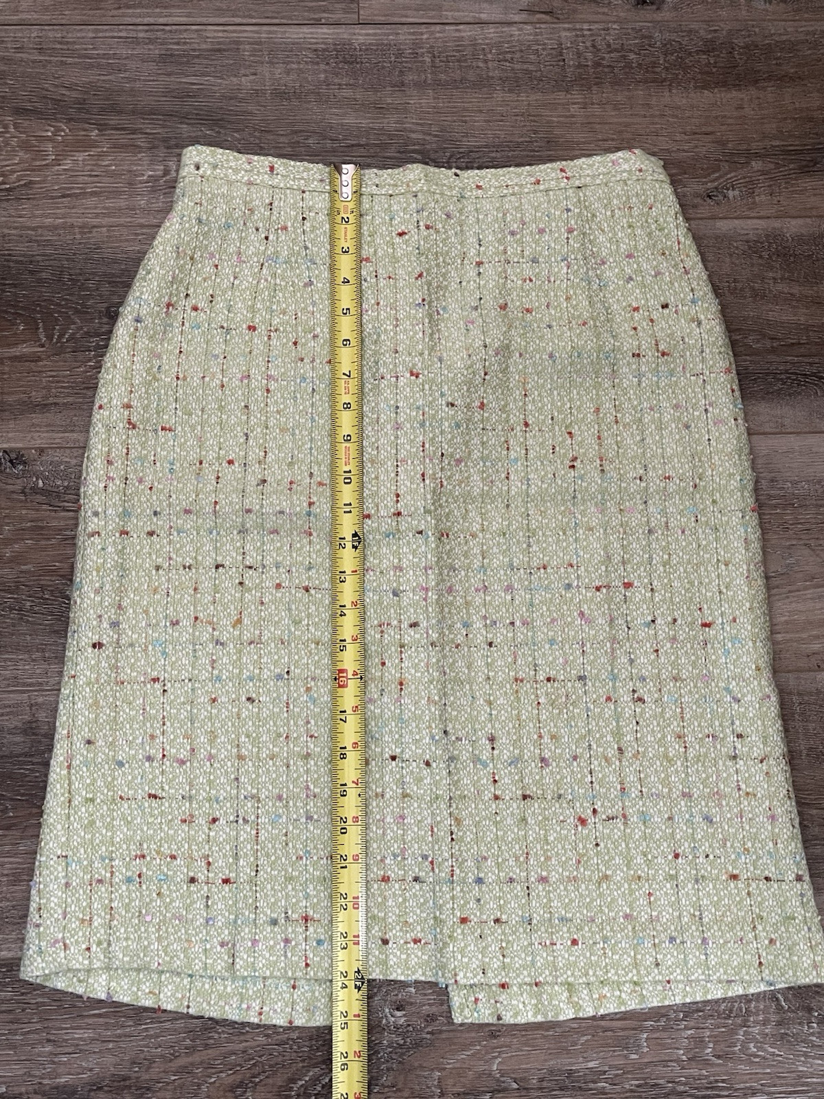 Vintage MissDorby 2PC Jacket Skirt Suit Sage Green 12 Vintage Shoulder Pads