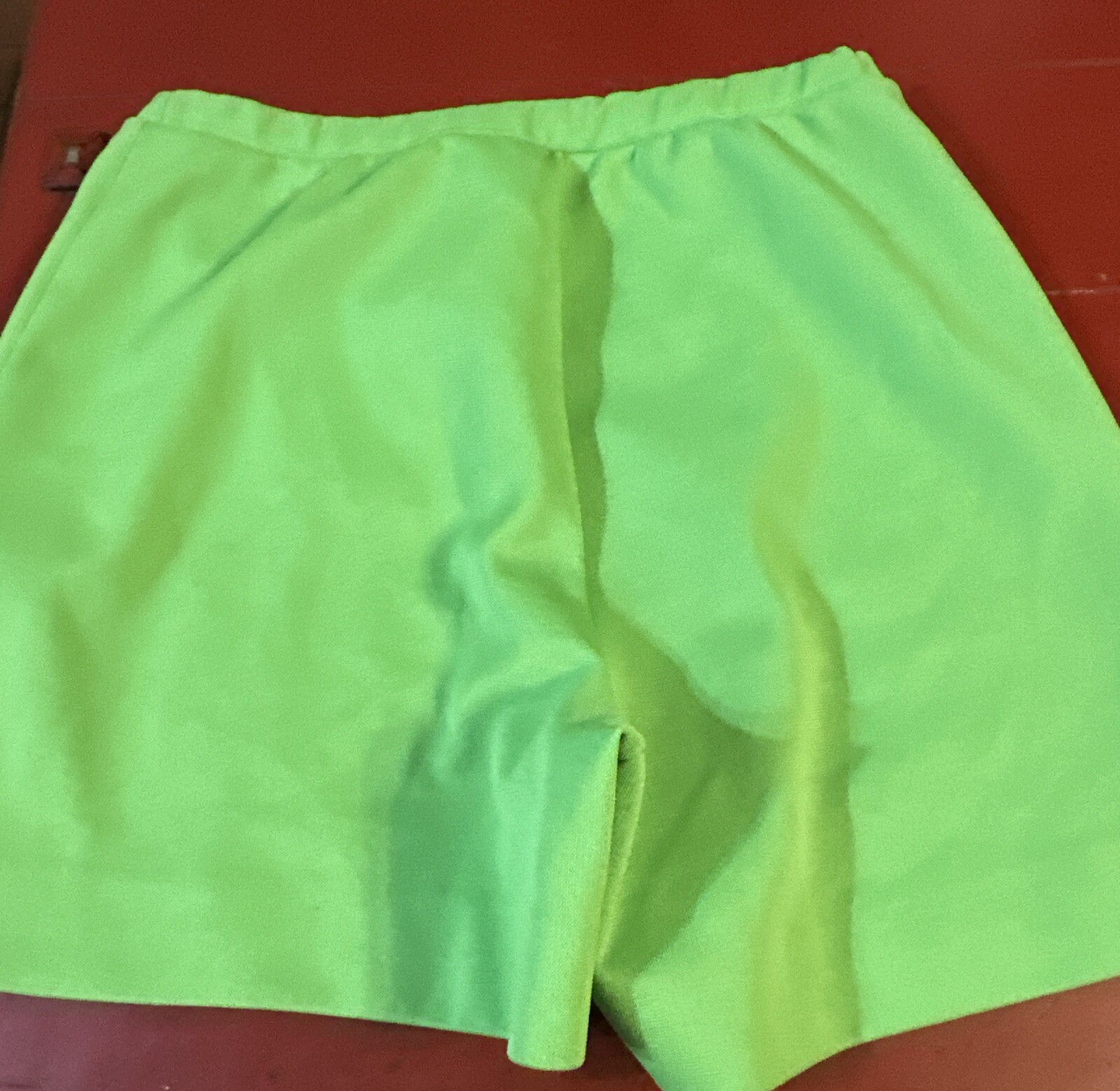 Vintage Aileen Green Pull On Shorts Adult Lady Size 14 Late 1970s Early 1980s
