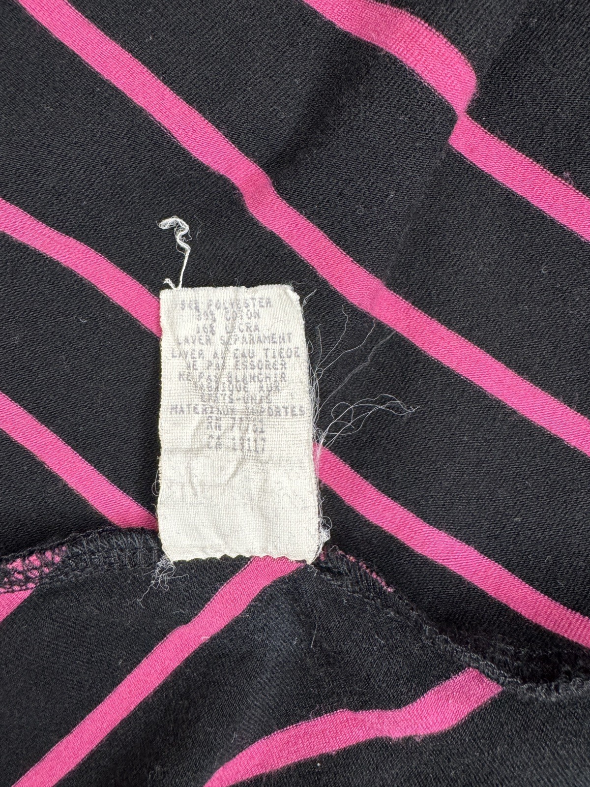 Vintage 90s Betsey Johnson New York Optical Stripe Illusion Skater Dress – PS