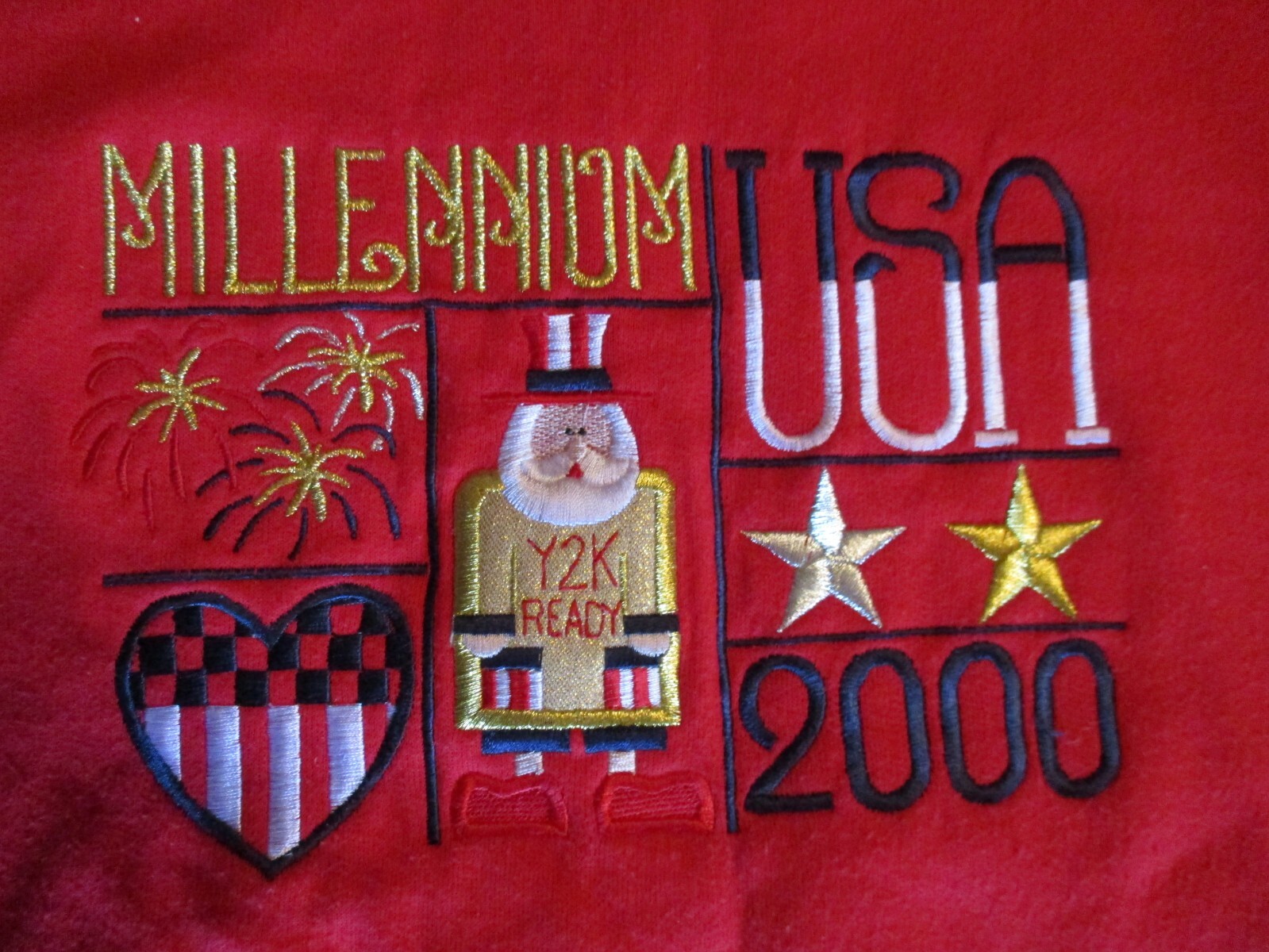 Vintage Y2K Millenium 2000 USA Womens Sweatshirt L Large M&C Energy Sportswear