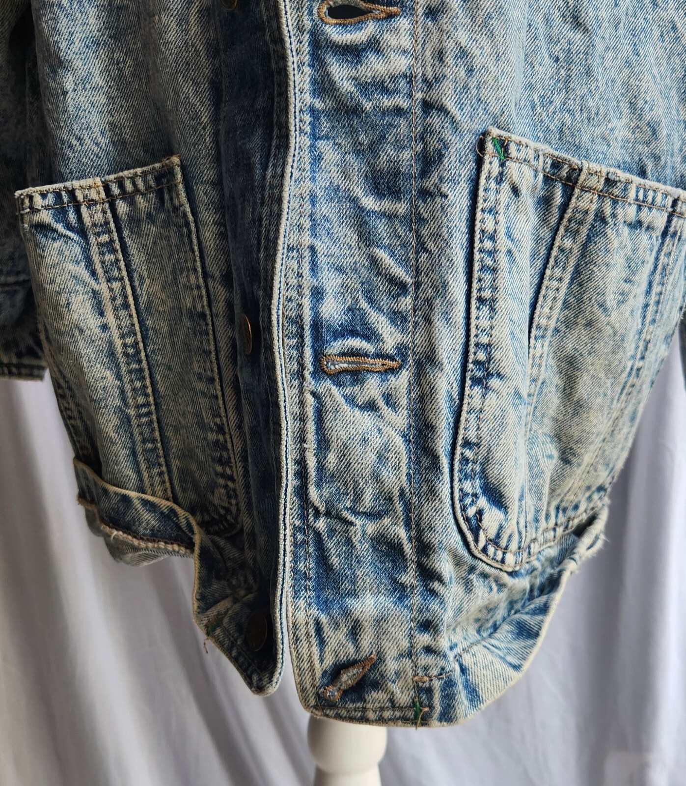 Vintage Zena Acid Washed Denim Jacket