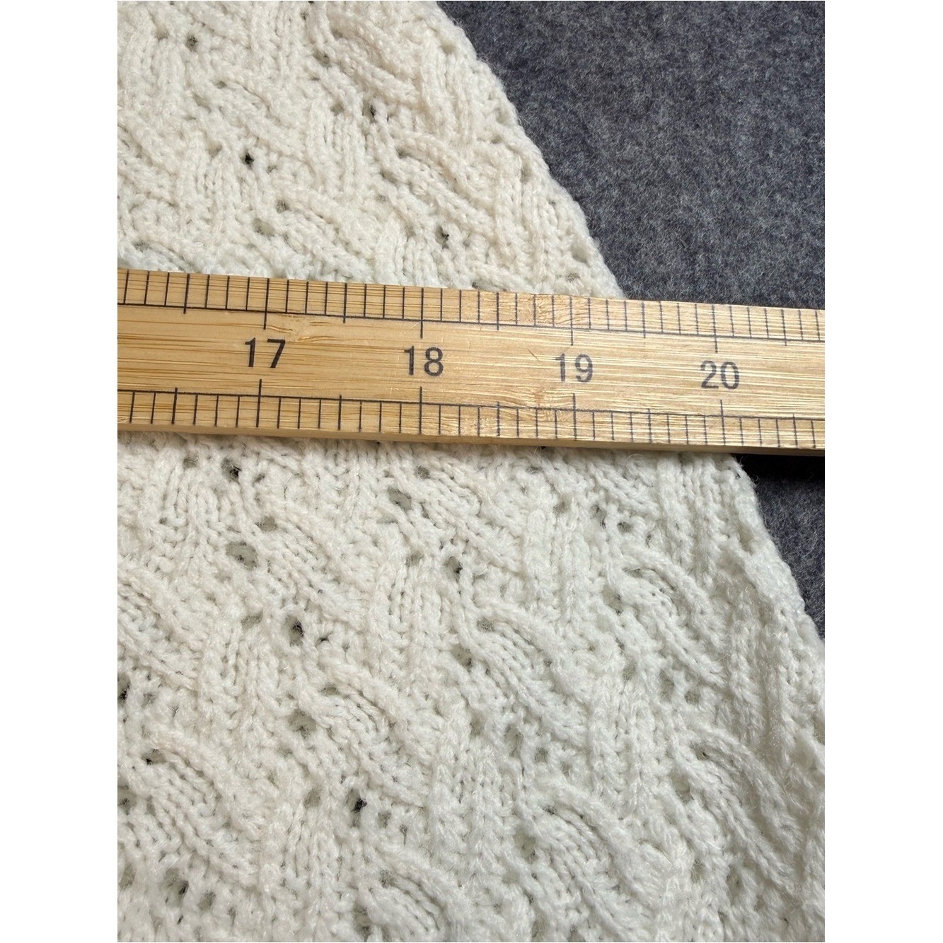 Vintage Ivory Cable Knit Cape Poncho Cottagecore Cozy Boho Grandmacore Chic