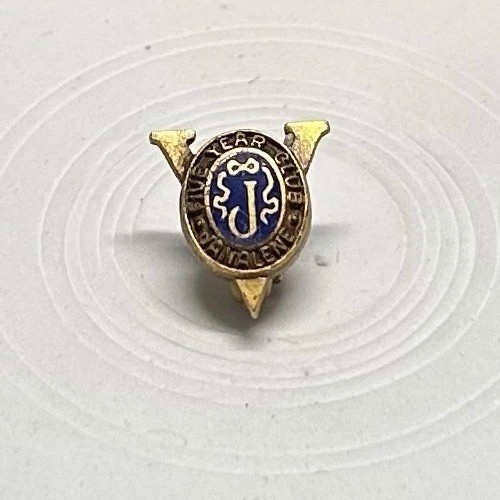 Vintage 1950s Janalene 5 Year Club Service Pin H.W. Miller Birmingham Maker(SP27