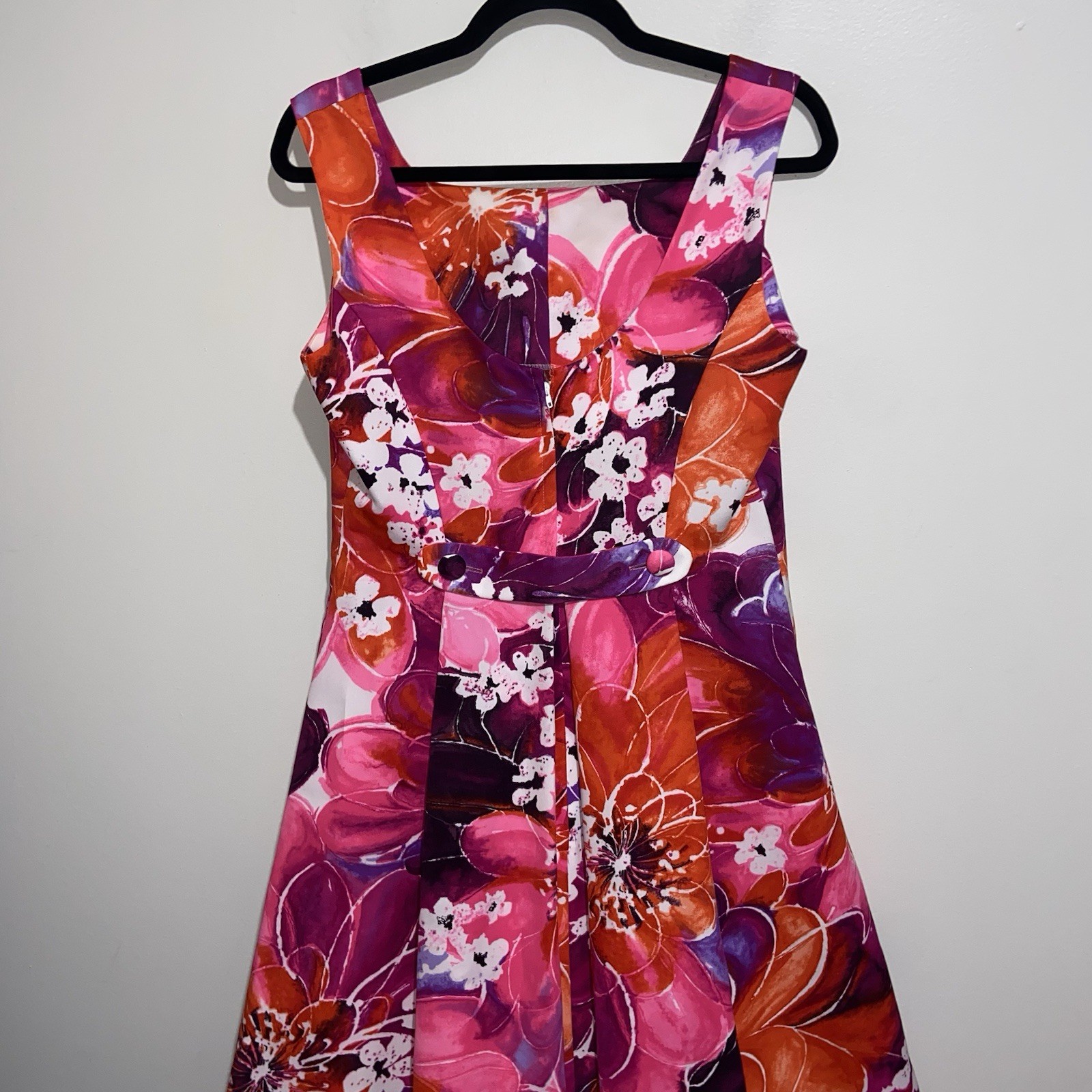 Tori Richard Liberty House Dress Womens Sz 12 Vintage USA Honolulu Hawaiian