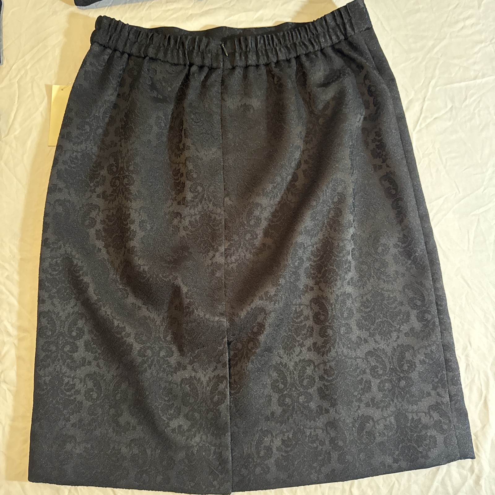 Vintage Amanda Smith Blazer And Skirt Set Black Women’s Size 8 NEW Gorgeous Rare