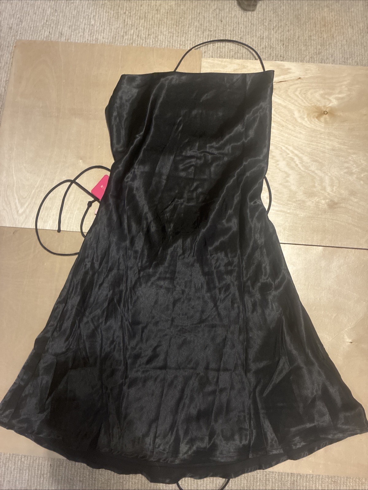 Beginning Boutique Women’s Black Slip Dress Sz 4 NWT Sexy Mini New
