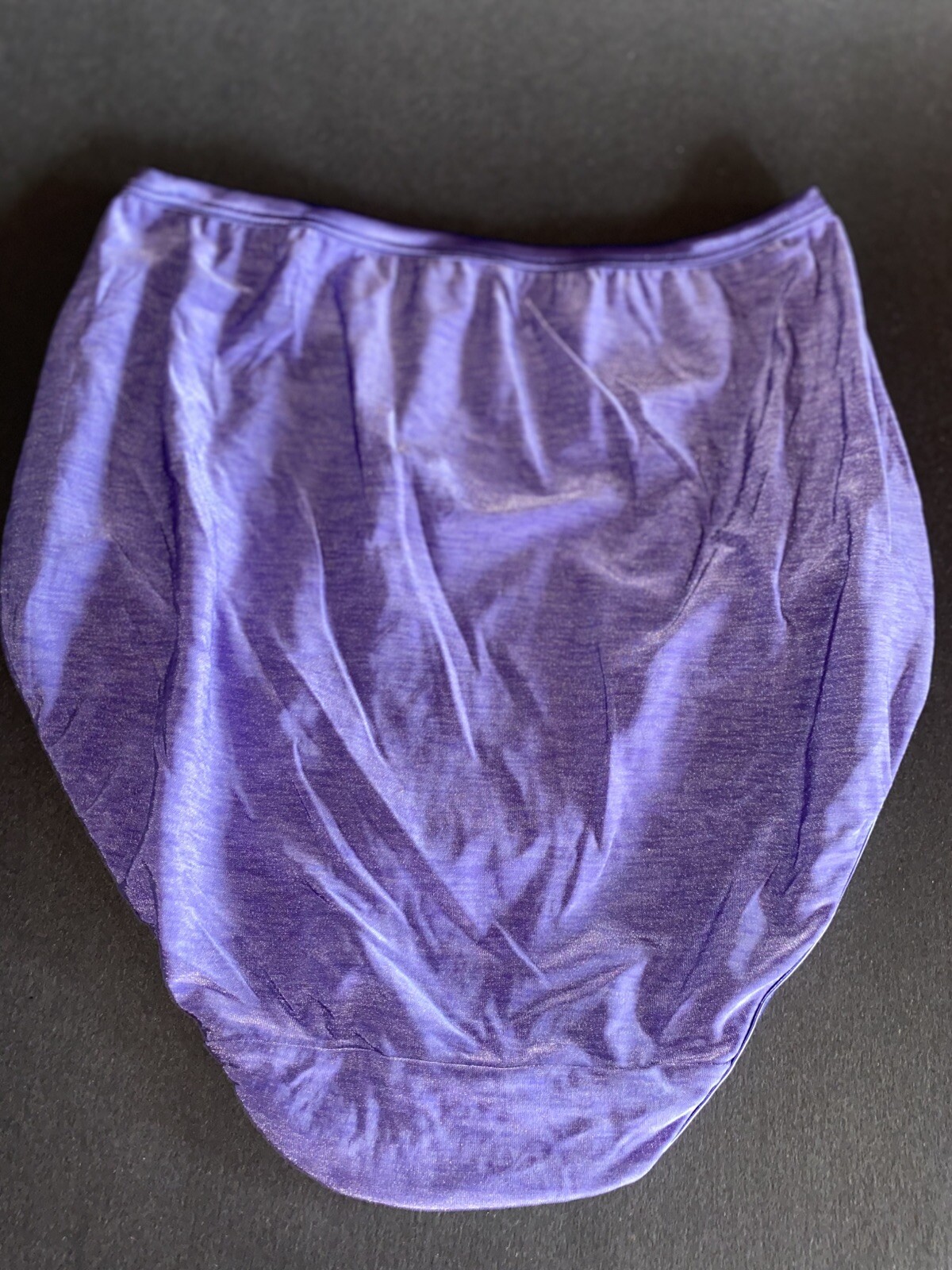 Vanity Fair Y2K 13-109 Purple High Waist Nylon 7 L Vtg Bikini Underwear Panties