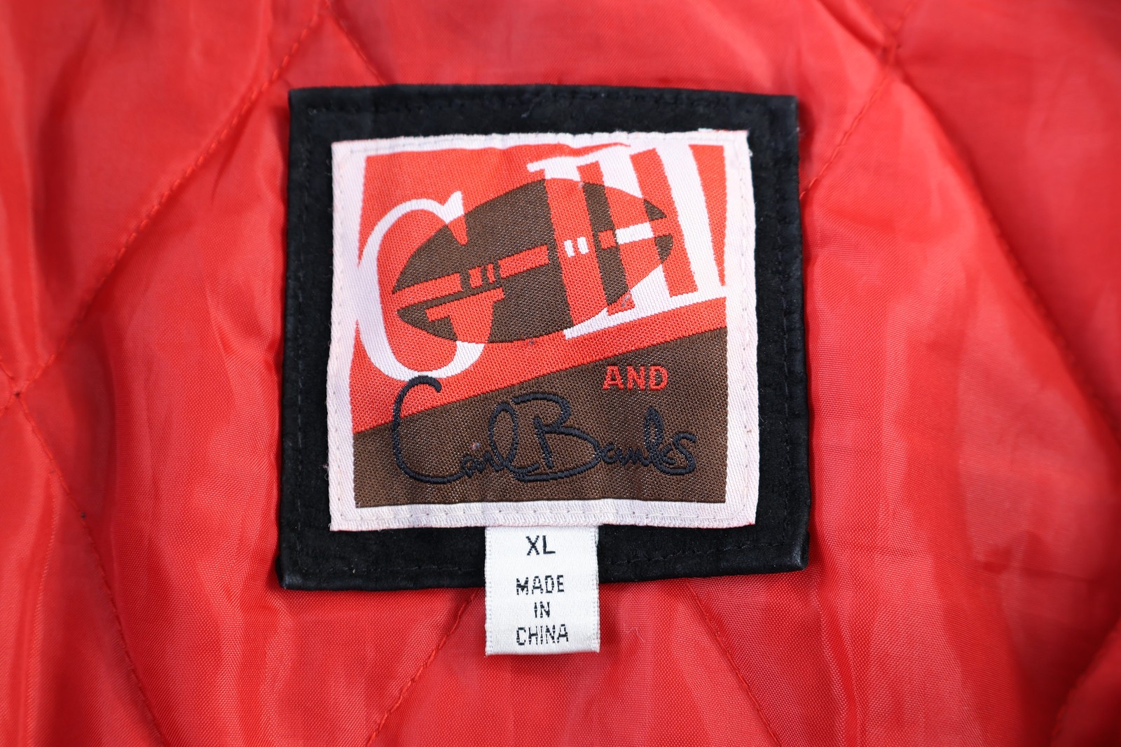 Vintage Tampa Bay Buccaneers Leather Suede Full Zip Jacket