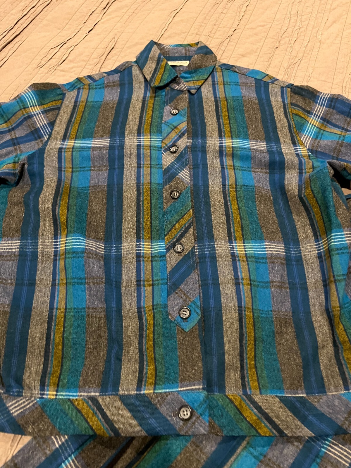 Women’s Vtg CENTURY OF BOSTON Plaid Skirt & Short Sleeve Jacket Size S