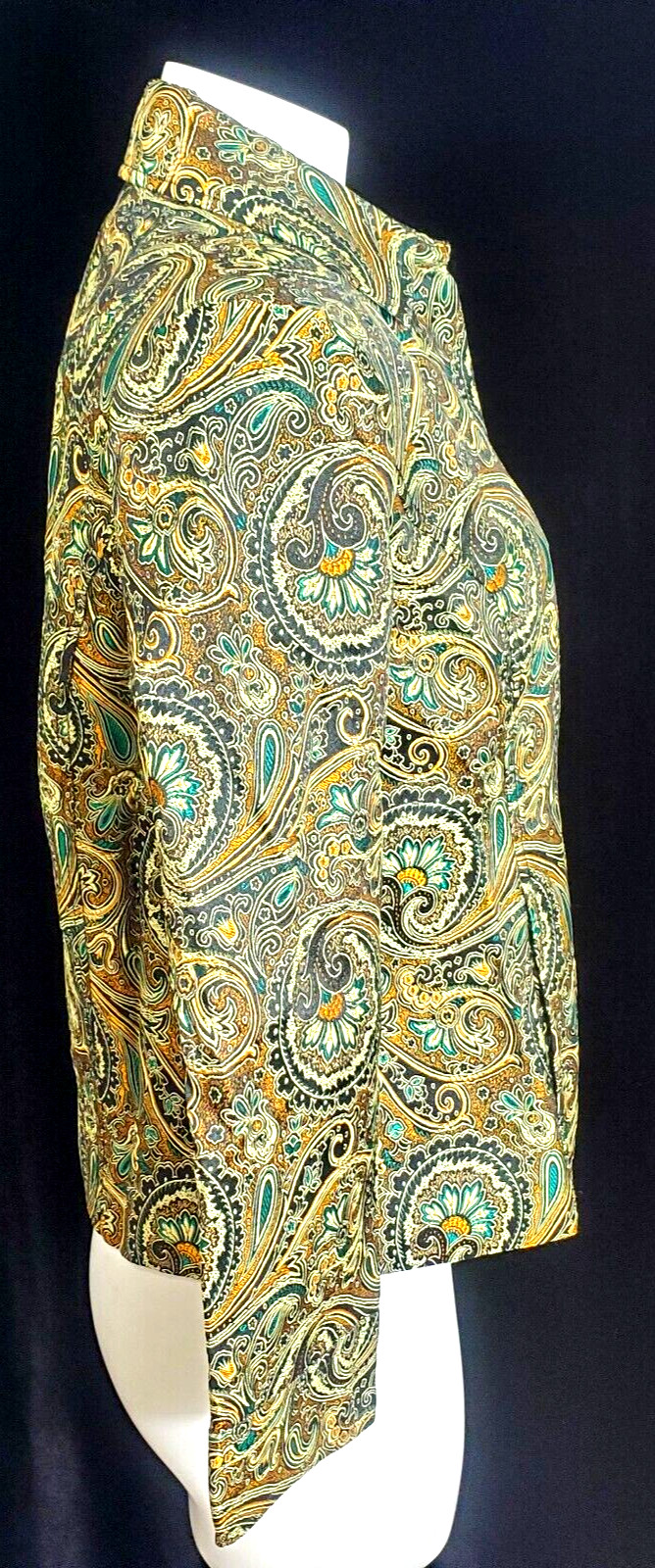 Vintage Brownstone Studios Petites Beautiful Paisley Embroidered Jacket SZ. SP