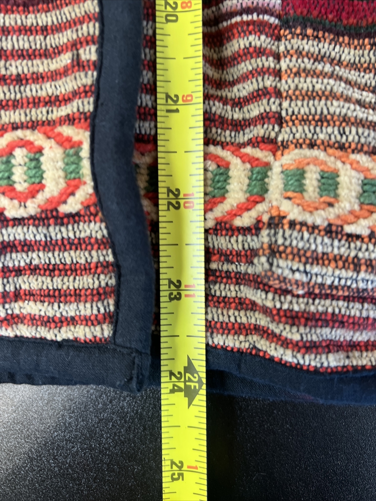 VTG 90s Flashback Cotton Aztec Boho Button Sweater Jacket Size XL Womens