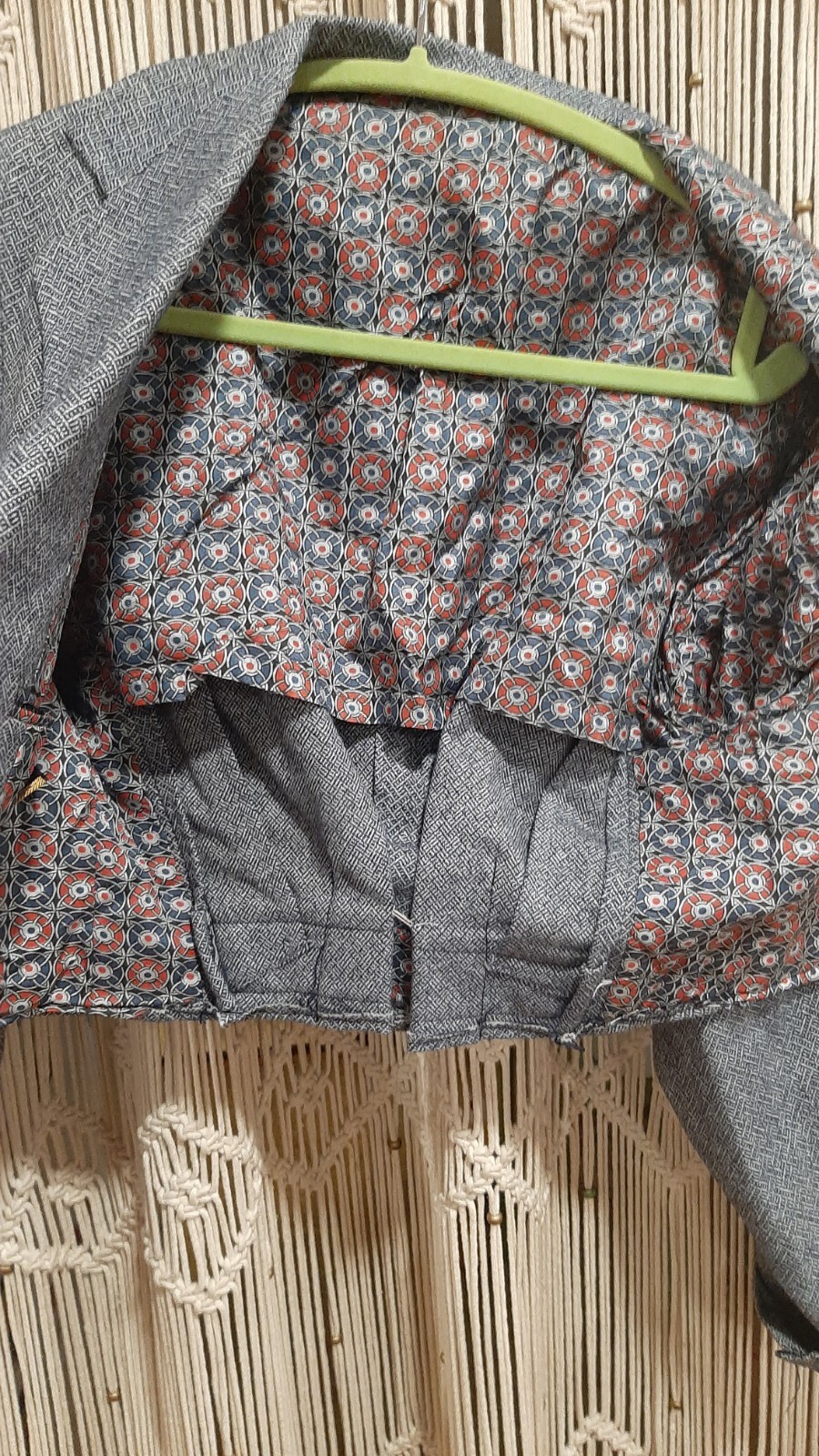 Vintage Tweed Cropped Blazer Bolero Altered Penneys Towncraft Jacket Sz 6-8