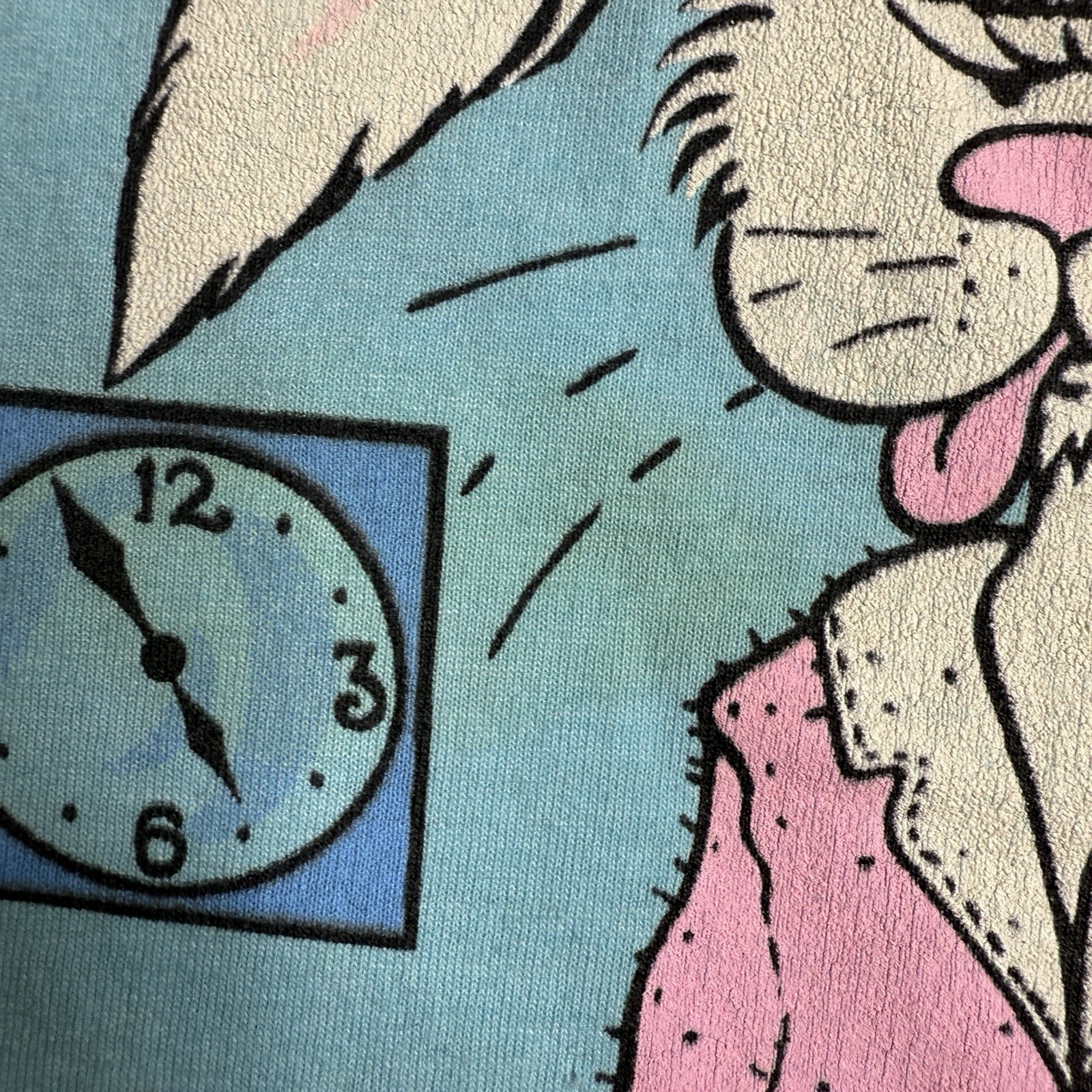 Vtg 80s 1988 Screen Stars Reno Tahoe Bunny Rabbit Blue Cotton Shirt Size Large
