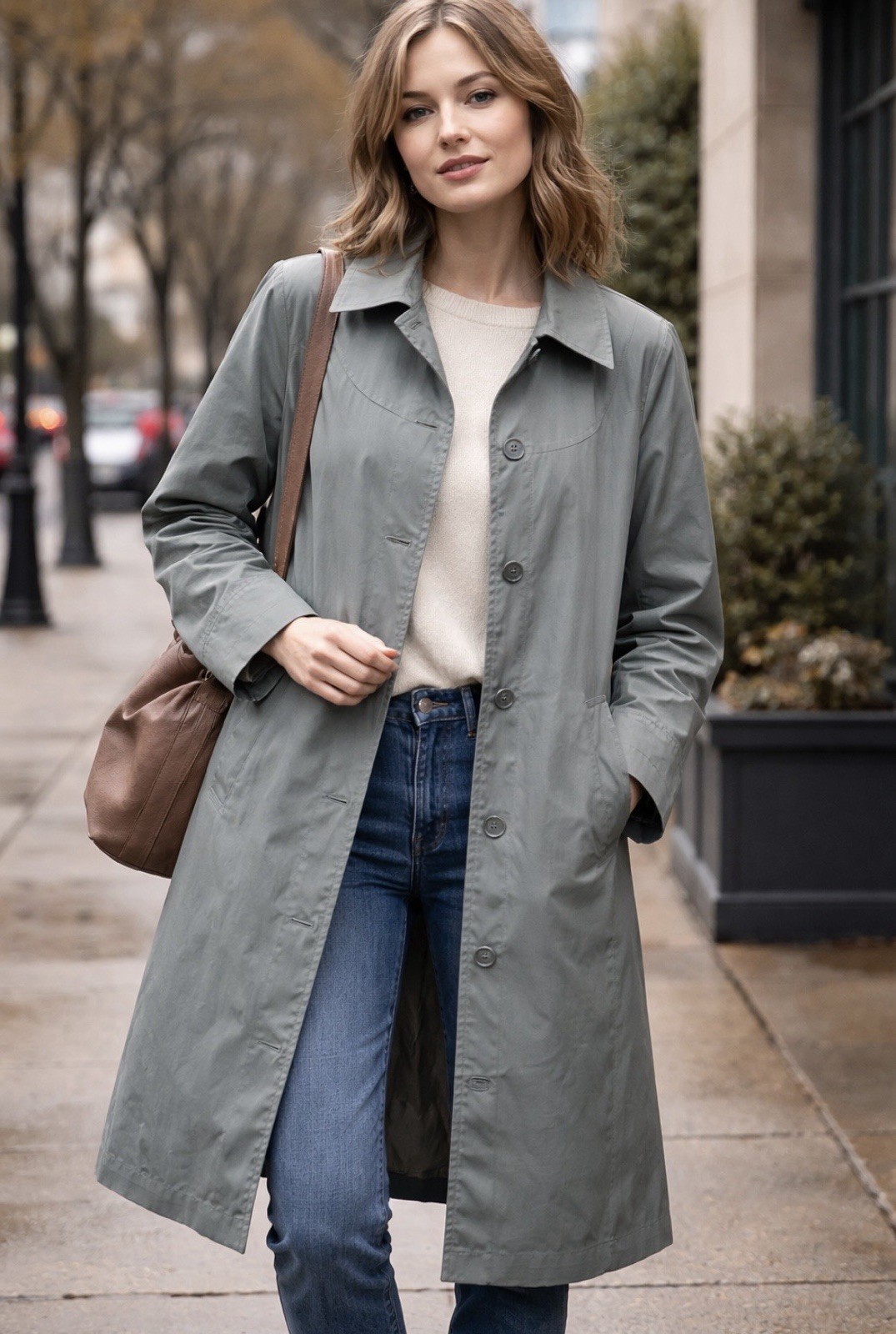 London Fog Women’s Vintage Trench Coat. Est. 1970-1980’s Excellent Condition