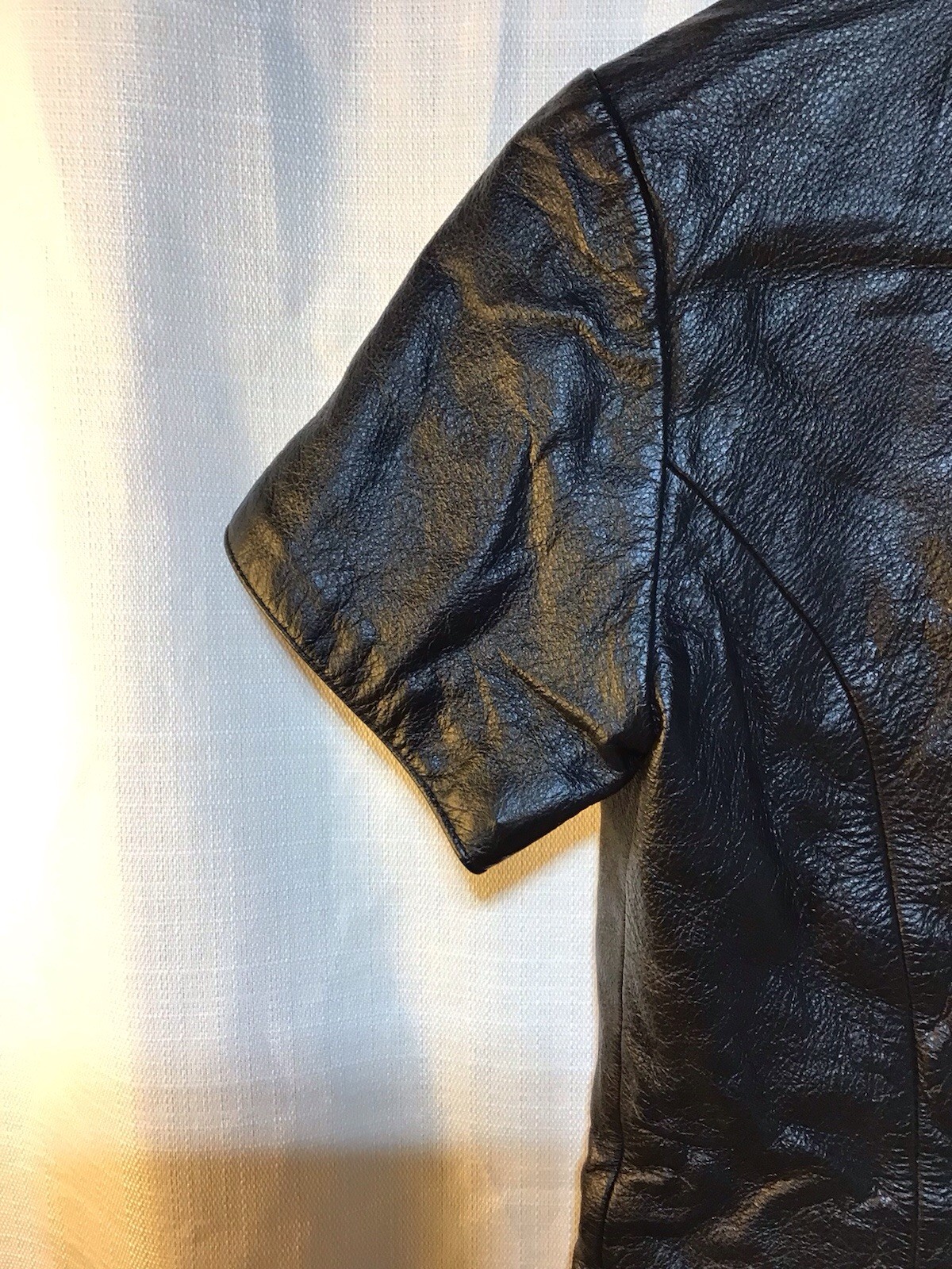 Vintage Maxima Wilson’s Leather Blouse Shirt Top