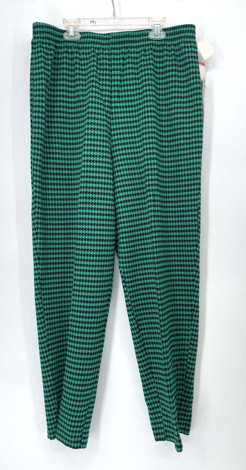 VTG 1990s Herringbone Knit Punk Grunge High Rise Pull On New w/ Tags Pants L/XL