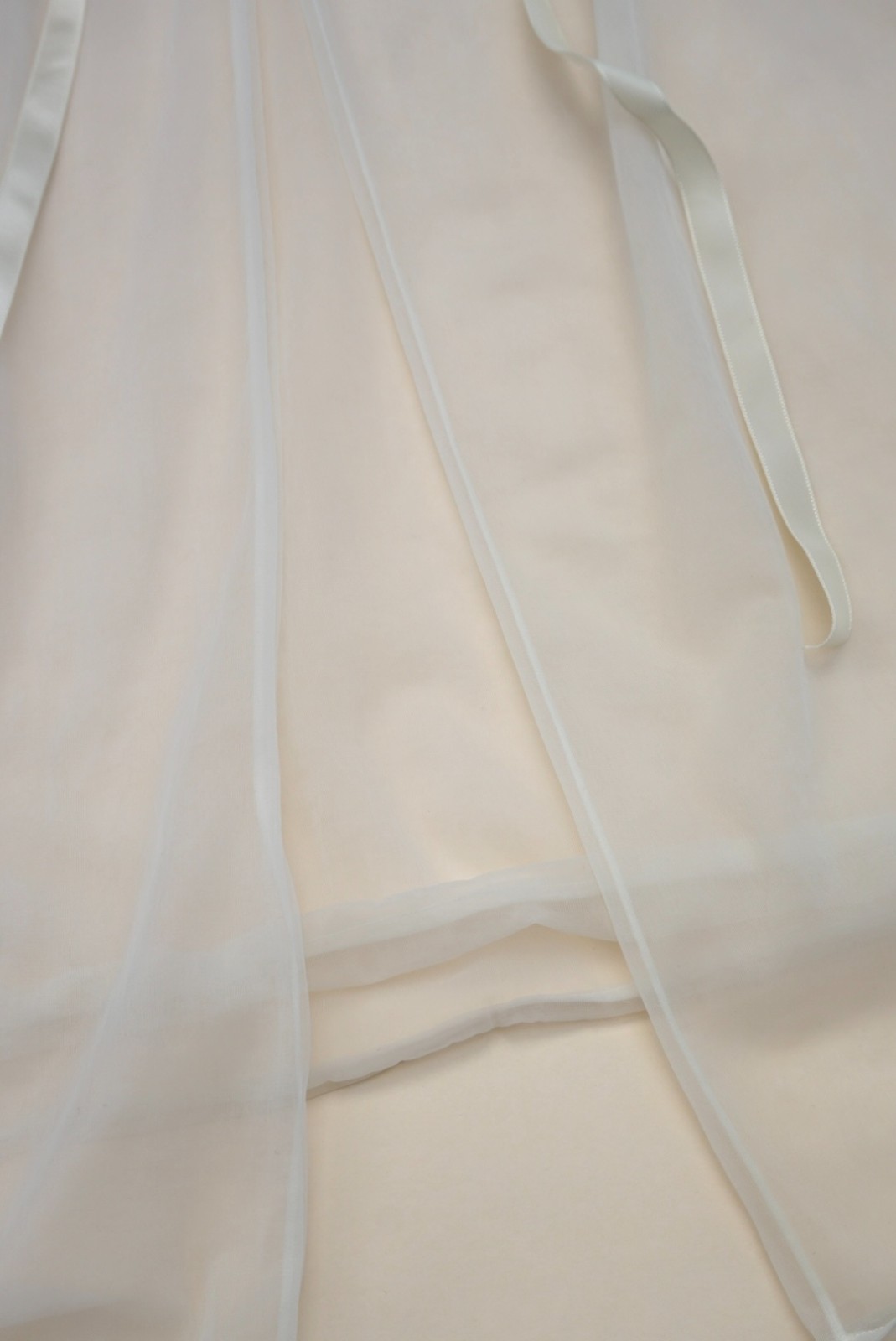 VTG 50’s Vanity Fair Babydoll Peignoir Nightgown Sheer Lace Nylon – Size 32