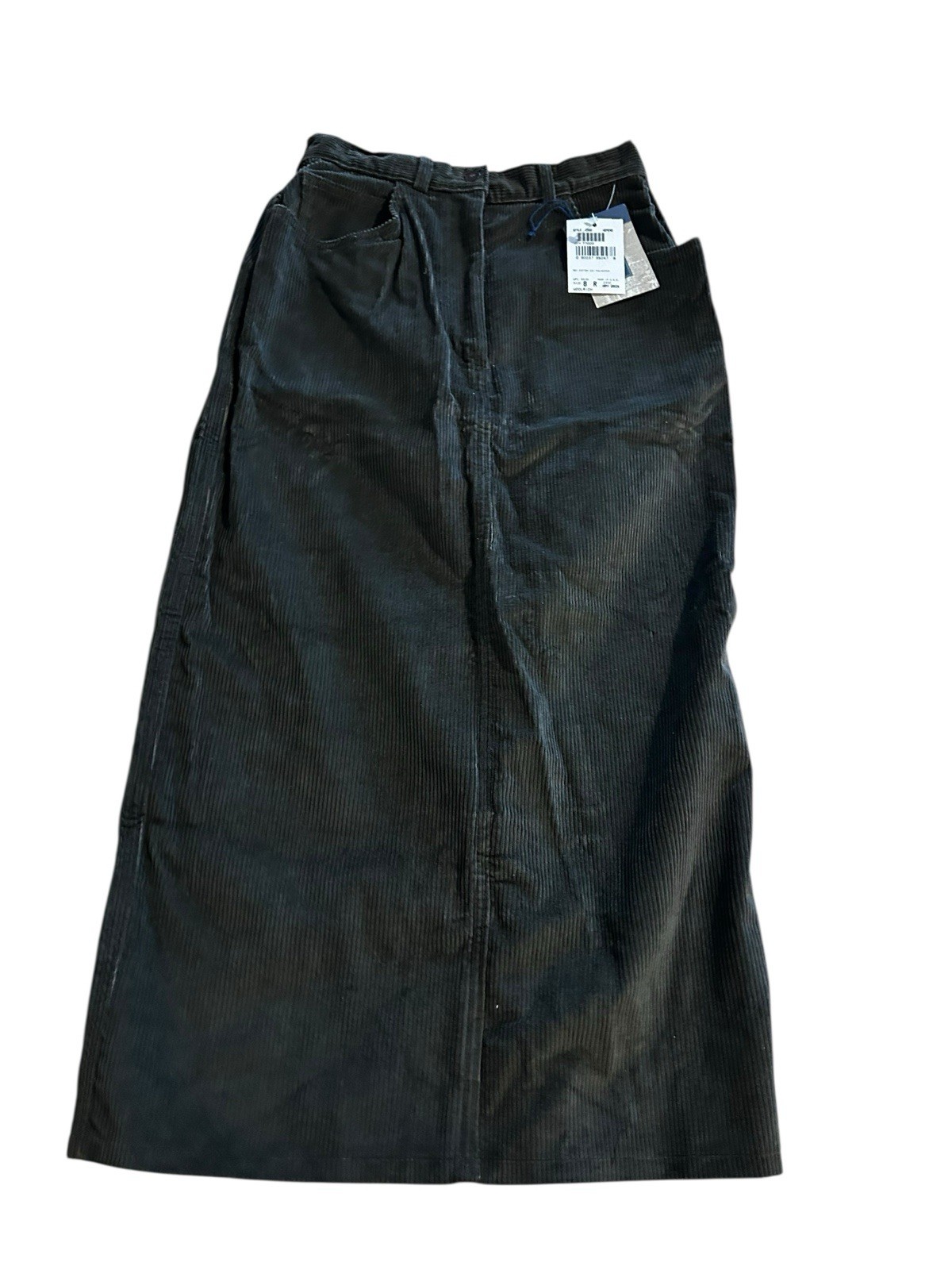 90s Woolrich Corduroy Skirt 8 Army FreeVintage Outdoorwear Full Length Deadstock