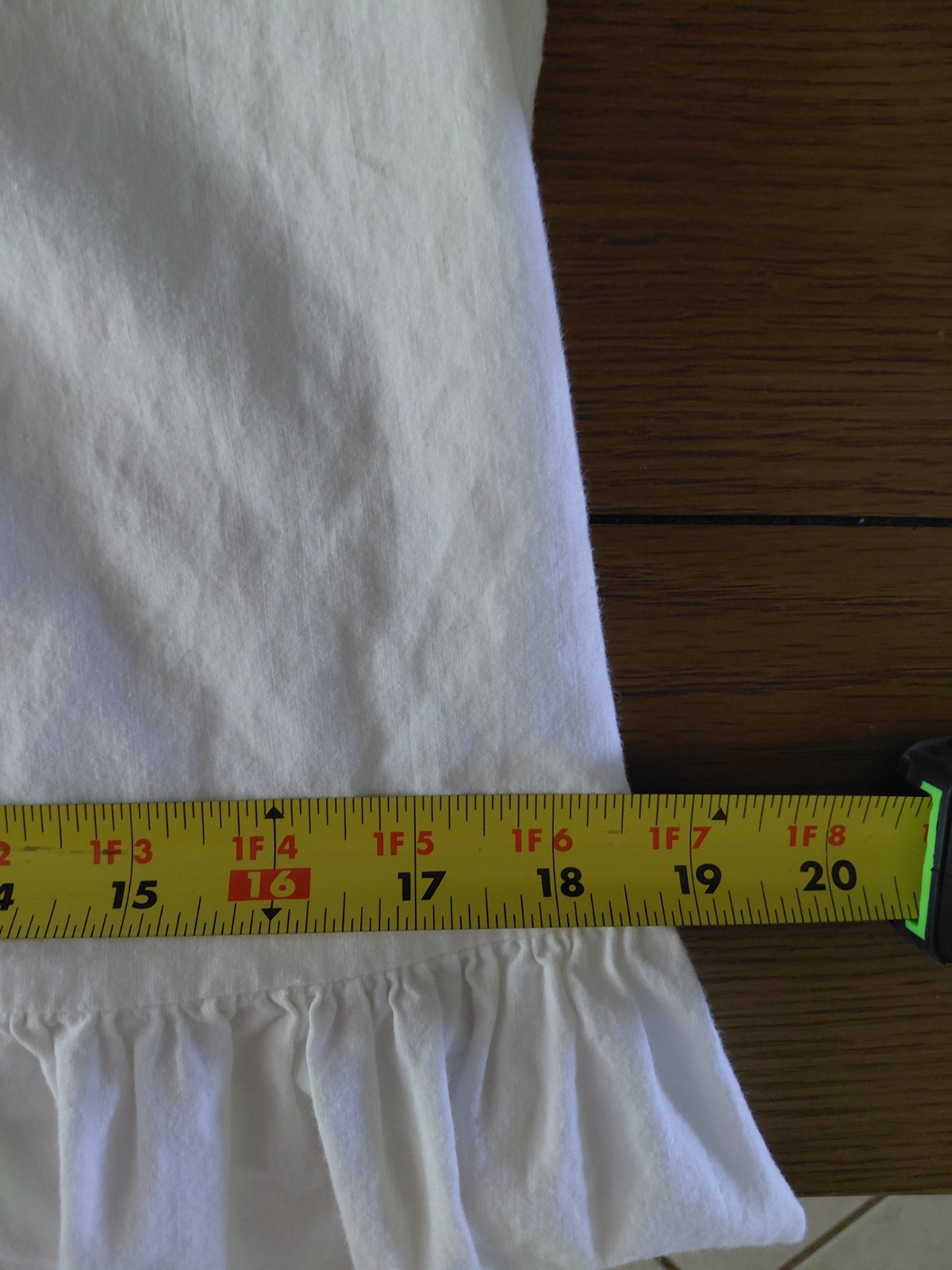 Vintage Victorian Cottage Prairie Style Ivory Cotton Midi Dress Peter Pan USA