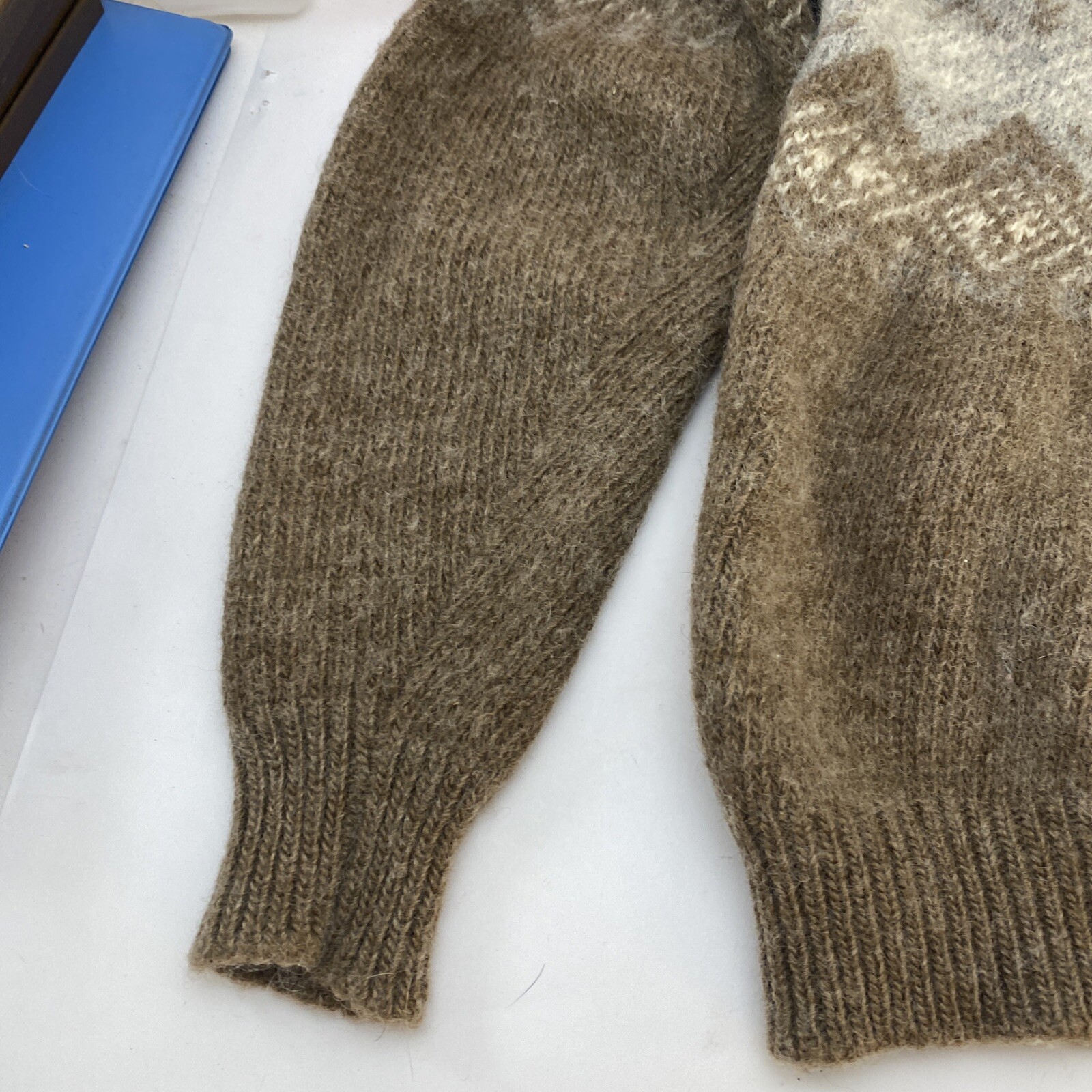 Vintage Pendleton Womens Winter Sweater XL VTG Brown Grey Navajo Pull Over