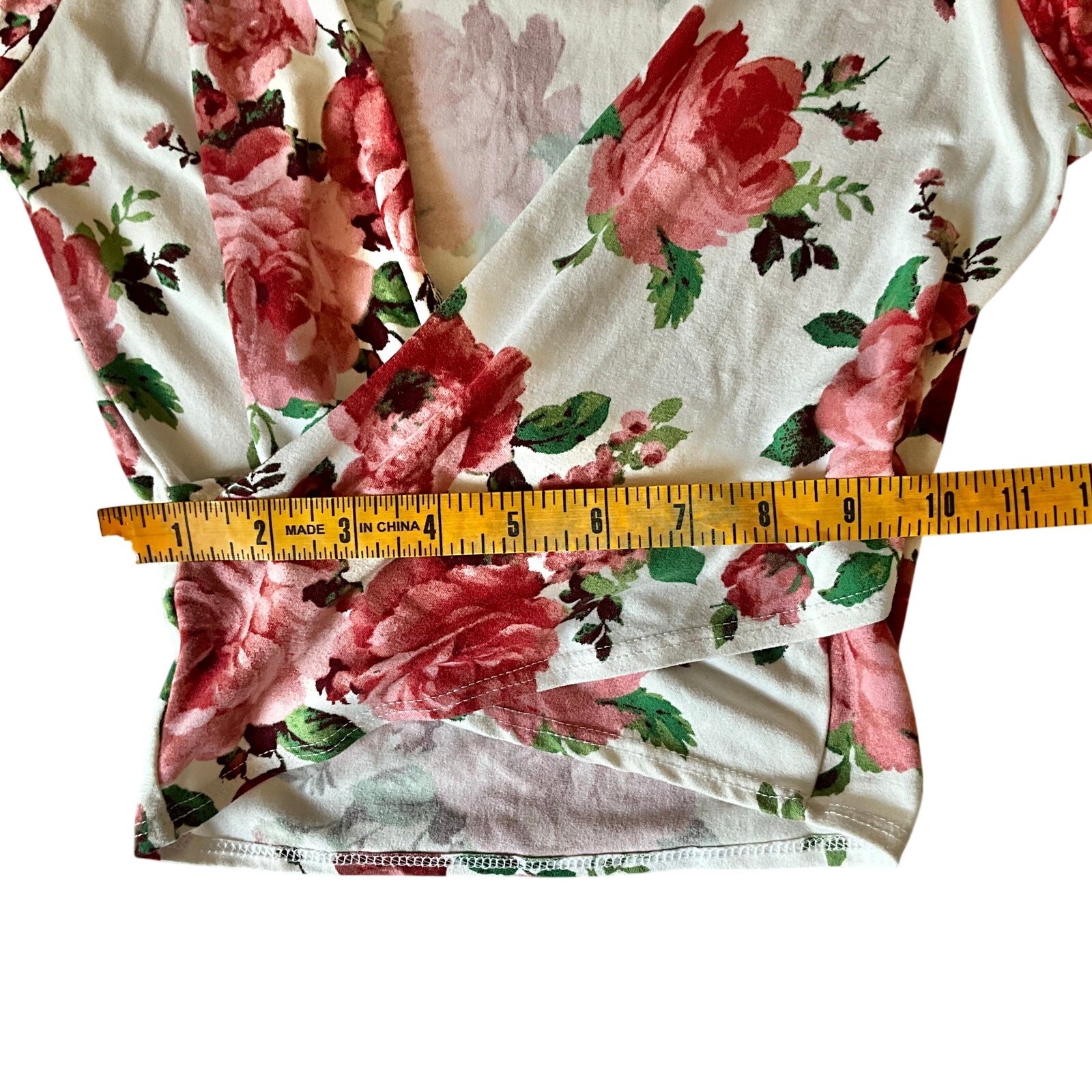 Rue21 Floral Wrap Crop Top: Y2K, 2000s