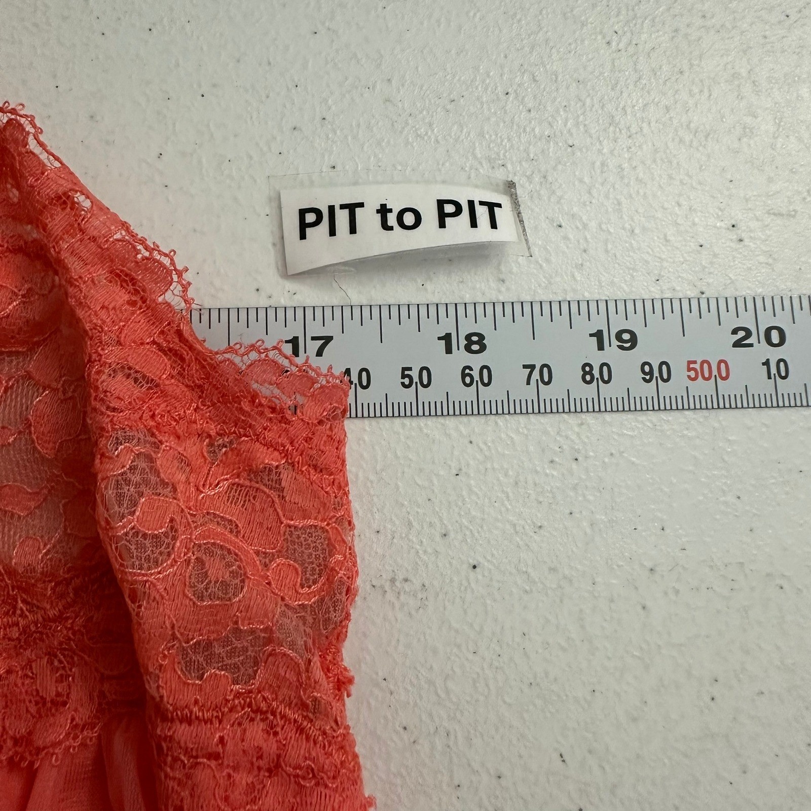 Vintage Womens Coral Lace Sheer Maxi Nightgown Robe Set Romantic Peignoir Size L